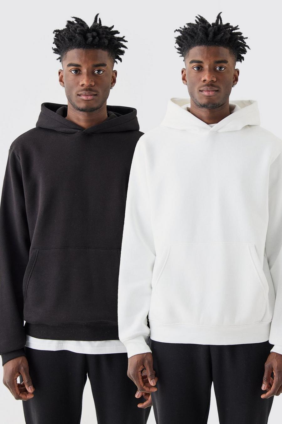 Multi 2 Pack Basic Over The Head Hoodie image number 1
