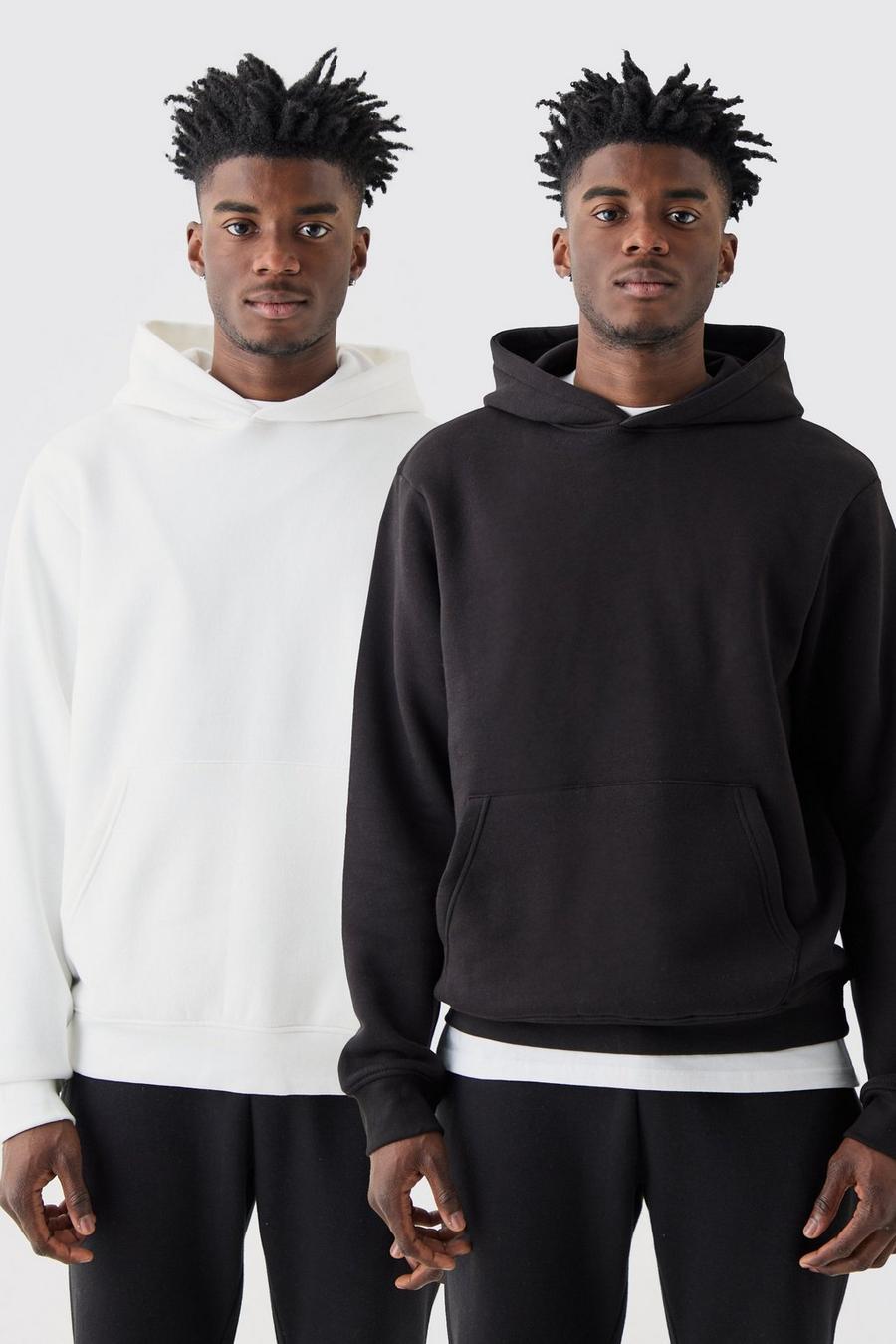 Multi 2 Pack Basic Over The Head Hoodie image number 1