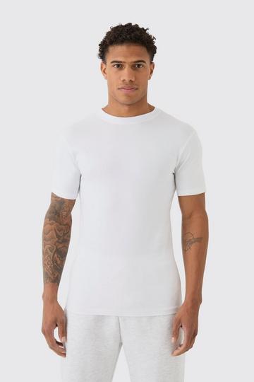 Basic Muscle Fit T-shirt white