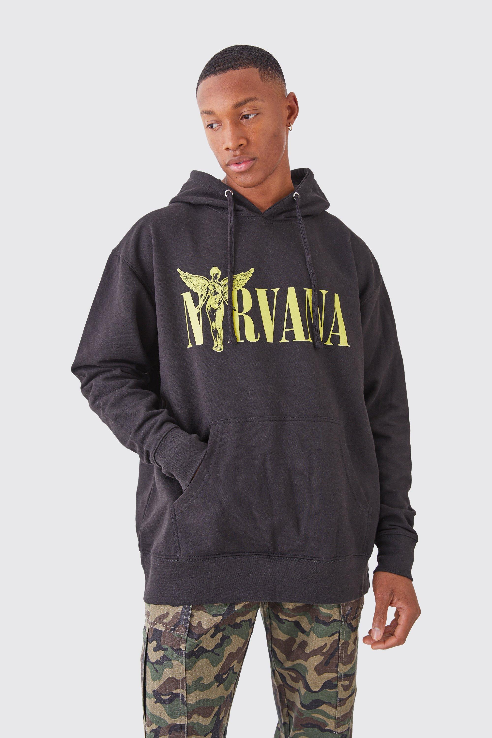 Oversized Nirvana Band License Hoodie