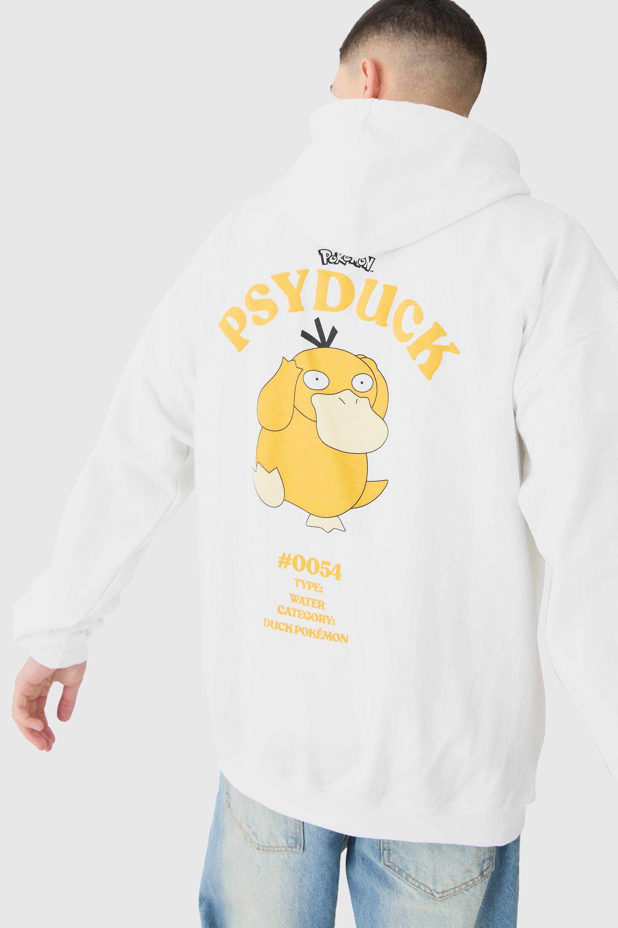 Oversized Pokemon Psyduck License Hoodie