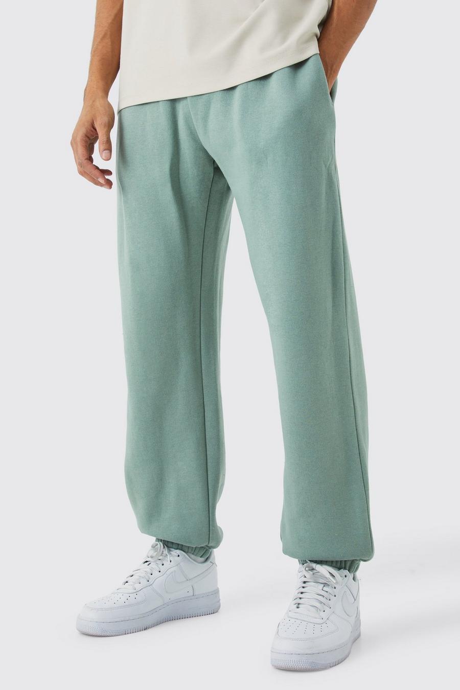 Pantaloni tuta oversize Basic, Sage image number 1
