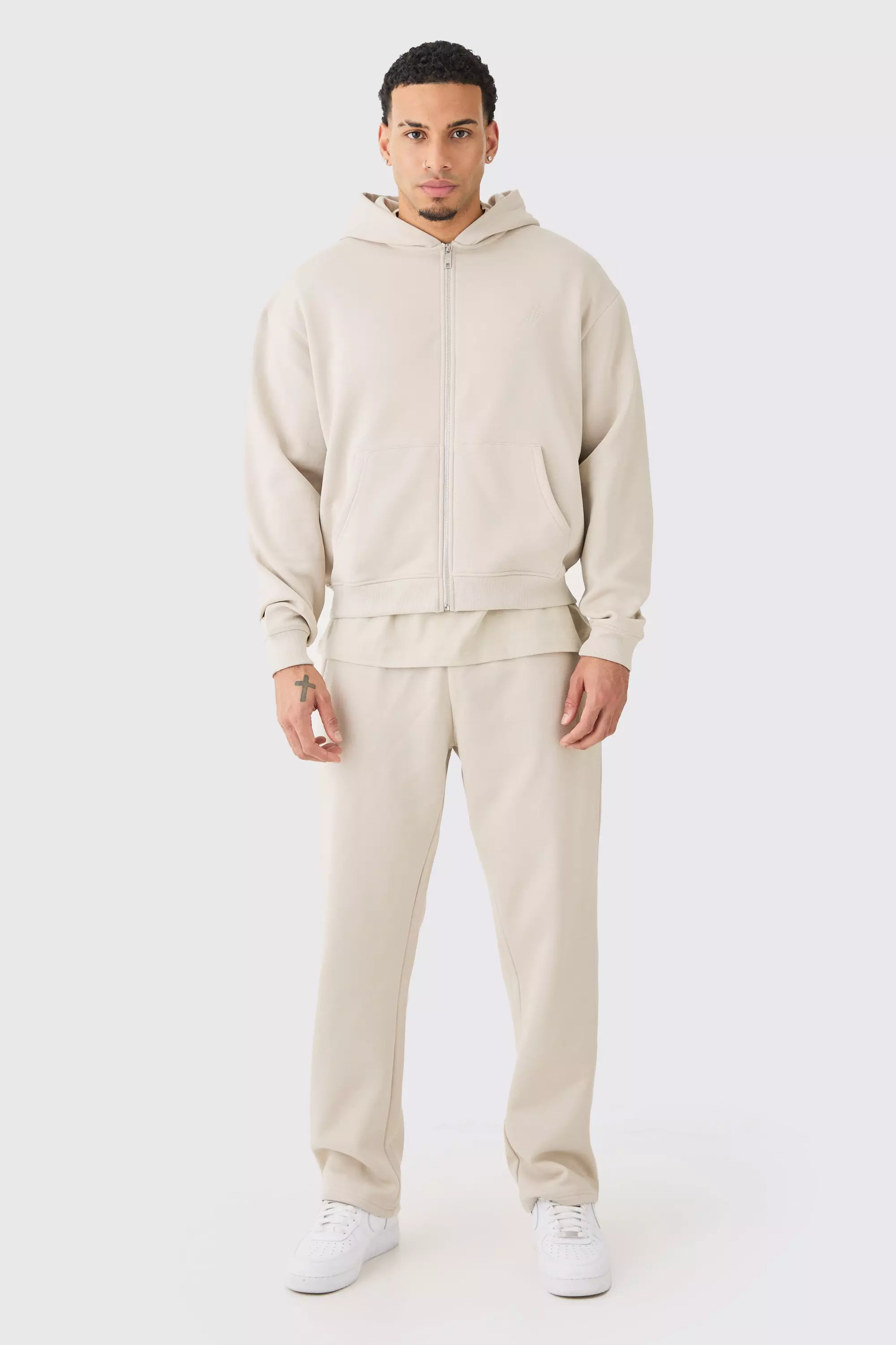 Stone Man Signature Boxy Zip Through Hooded Tracksuit alternative image