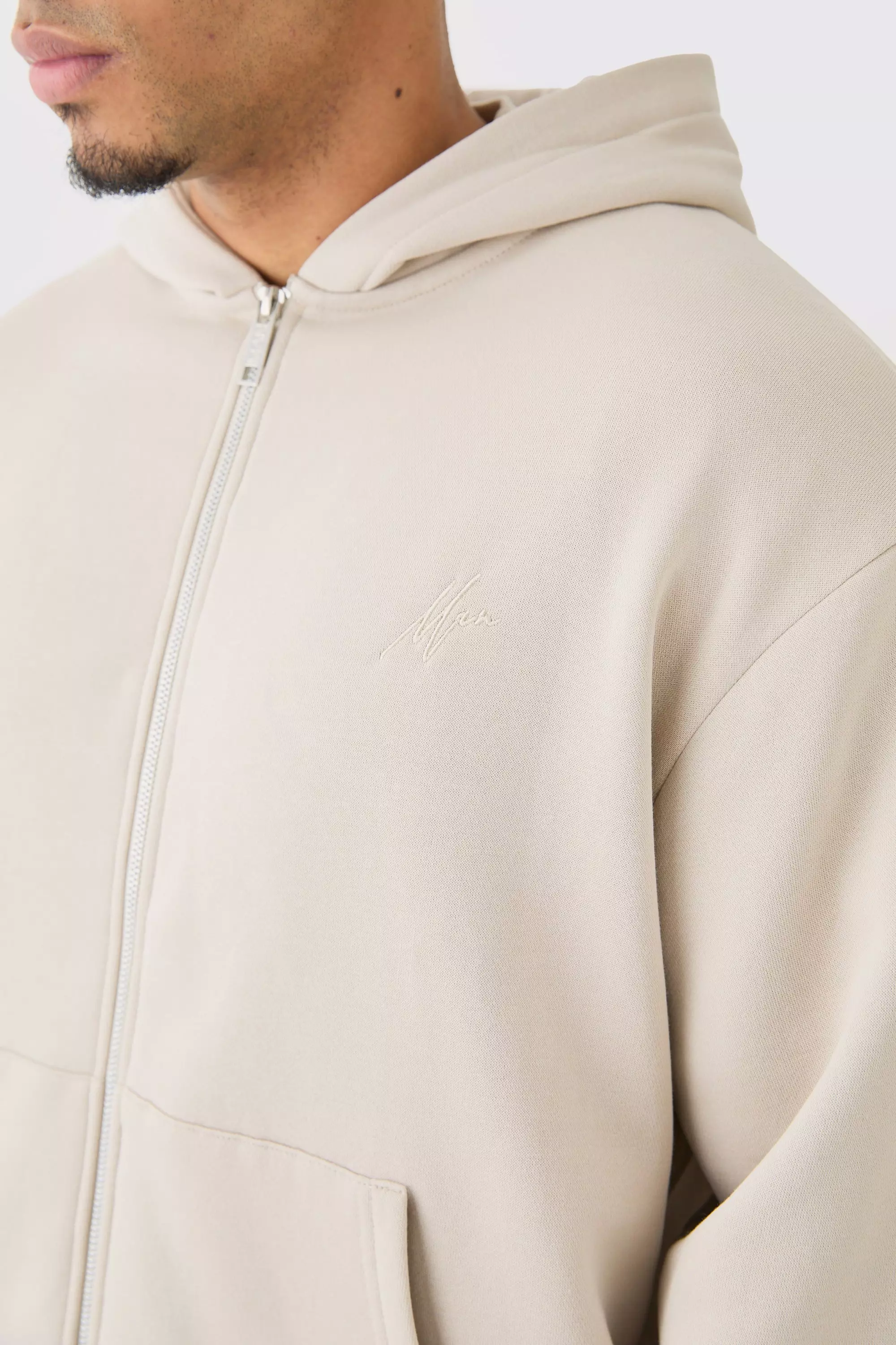 Stone Man Signature Boxy Zip Through Hooded Tracksuit alternative image