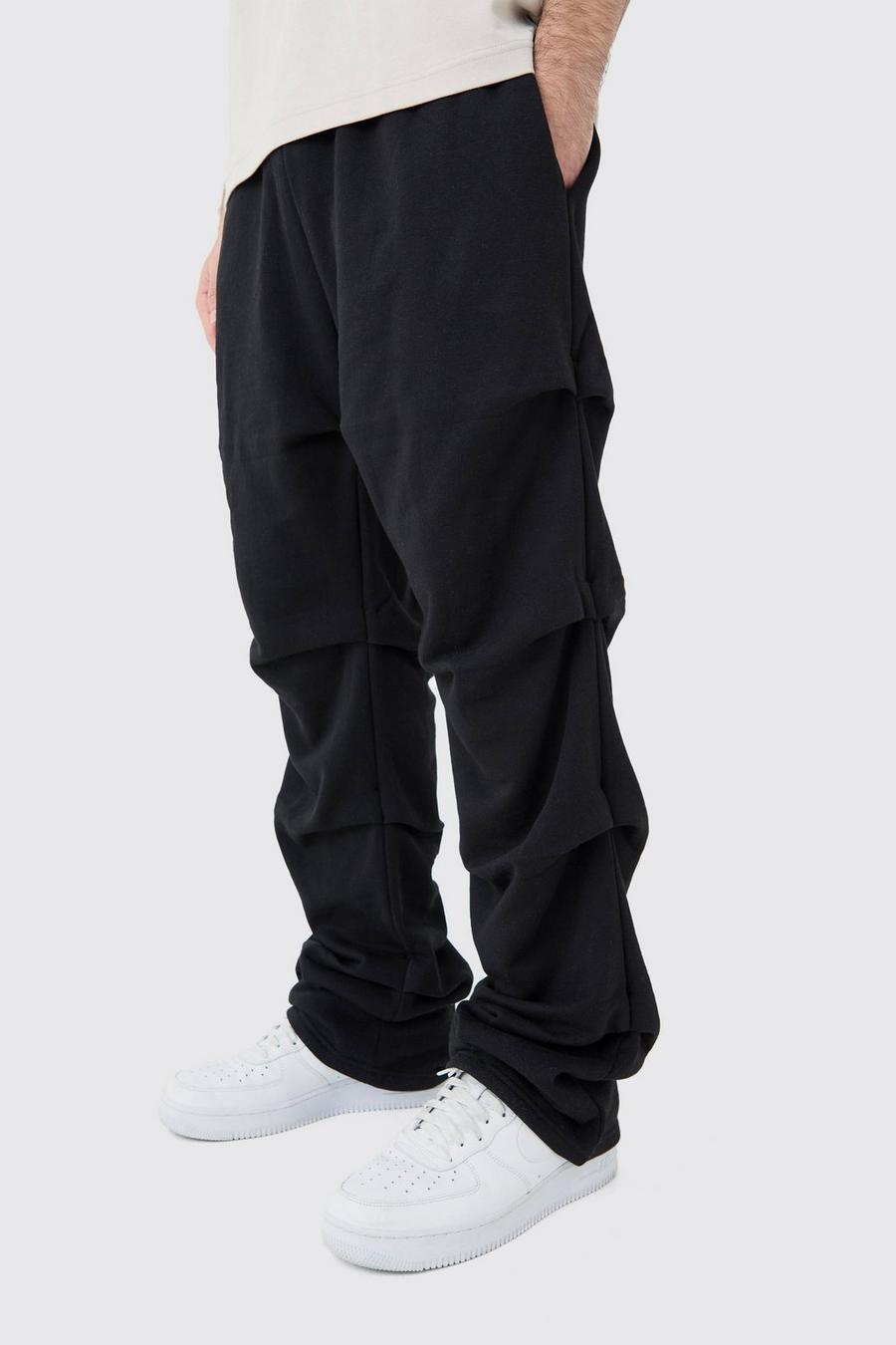 Black Heavyweight Ruched Jogger image number 1