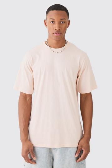 Pink Basic Crew Neck T-shirt