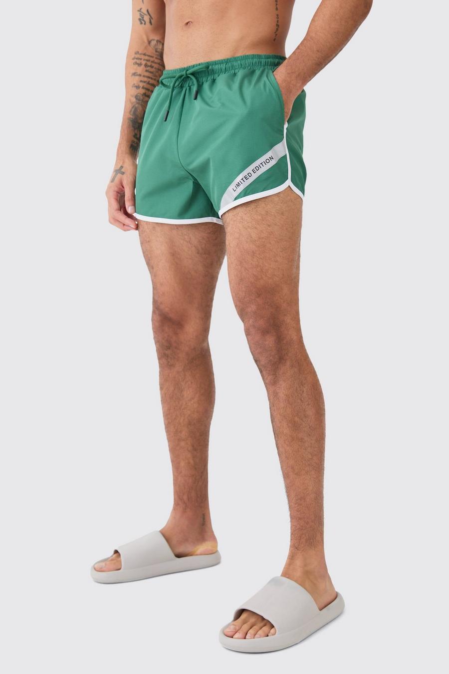 Costume a pantaloncino in nylon ripstop Runner Limited Edition, Khaki
