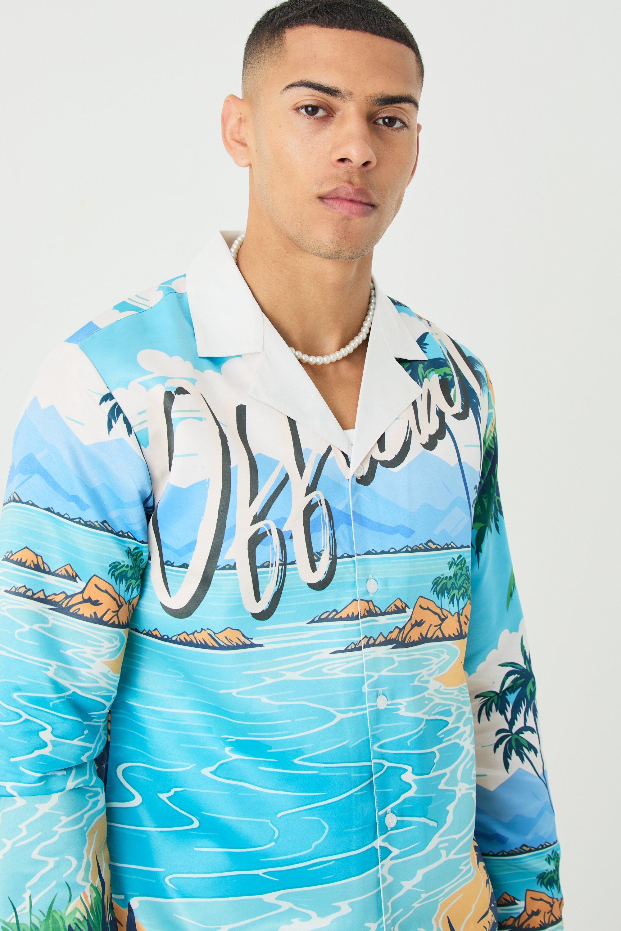 Long sleeve shop beach shirt