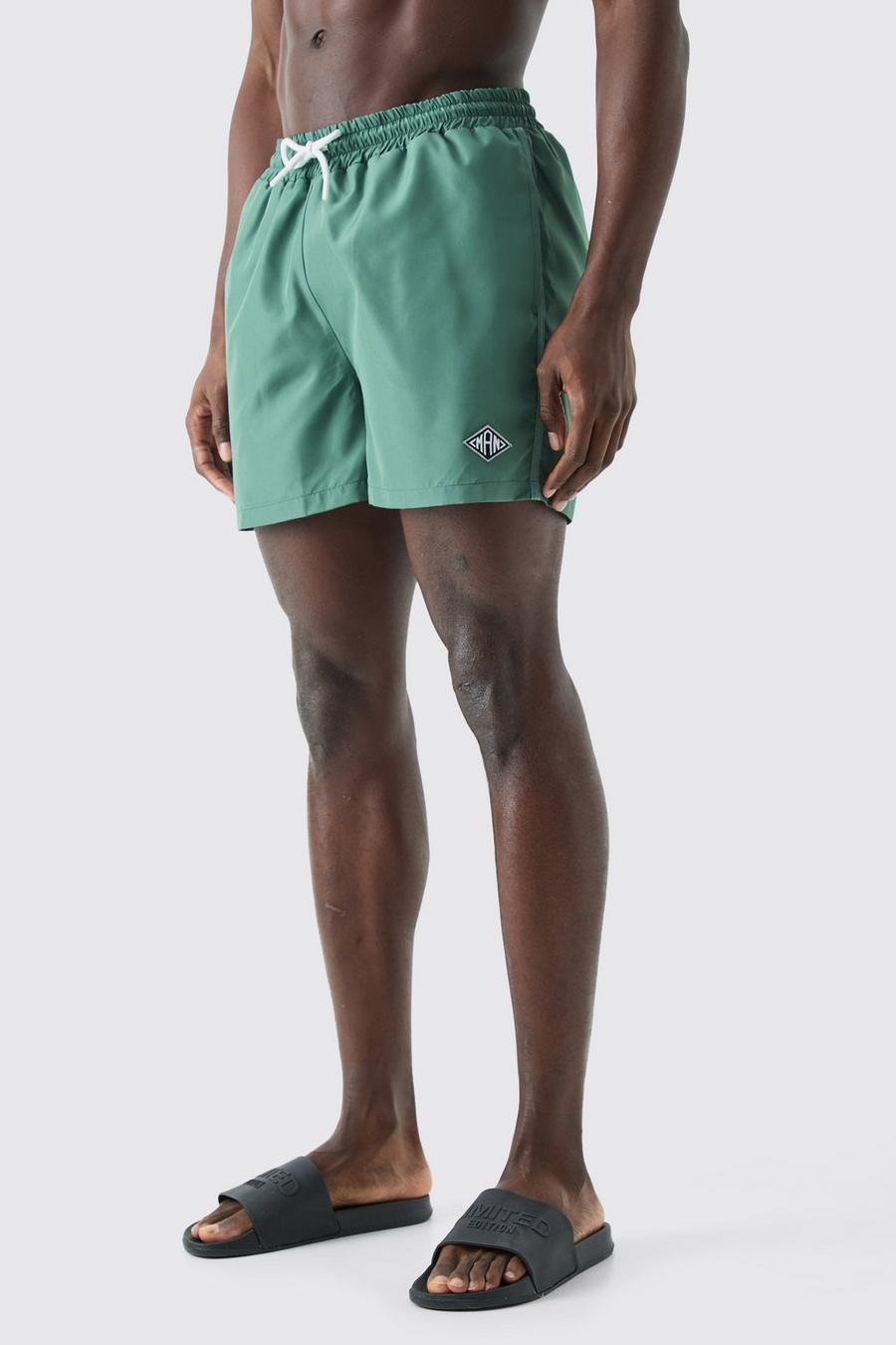 Costume a pantaloncino corto Man con cordoncino, Green image number 1