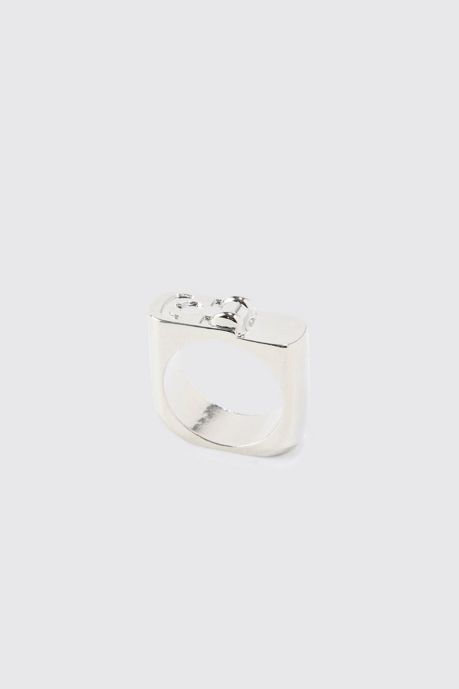 Detailed Ring In Silver image number 1