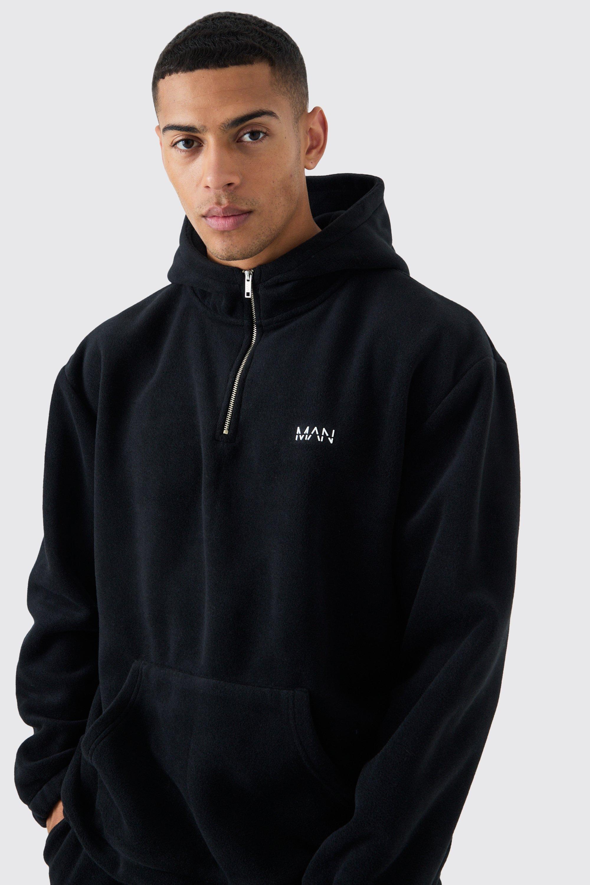 Neck zip hoodie sale