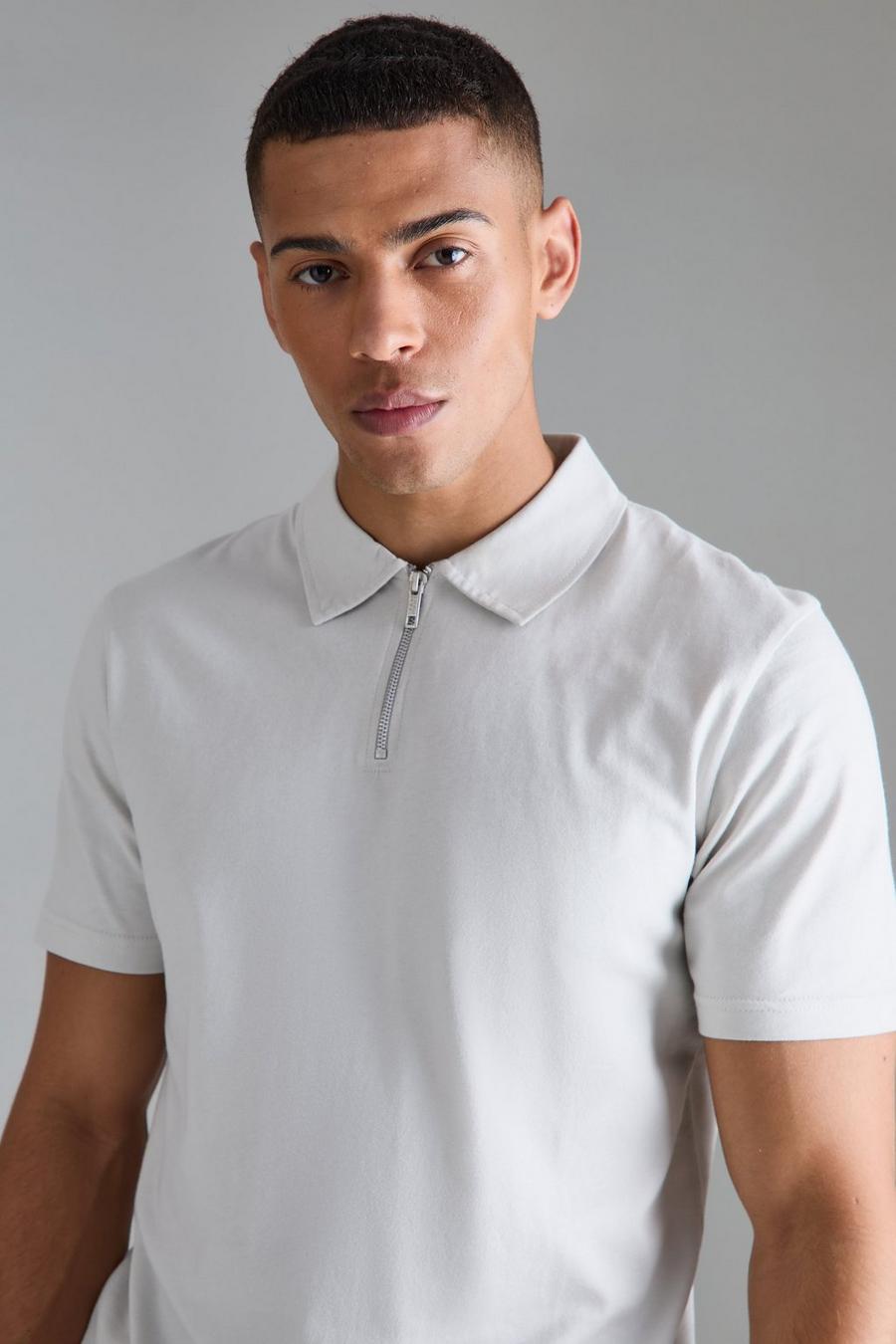Light grey Denim Tops & Shirts