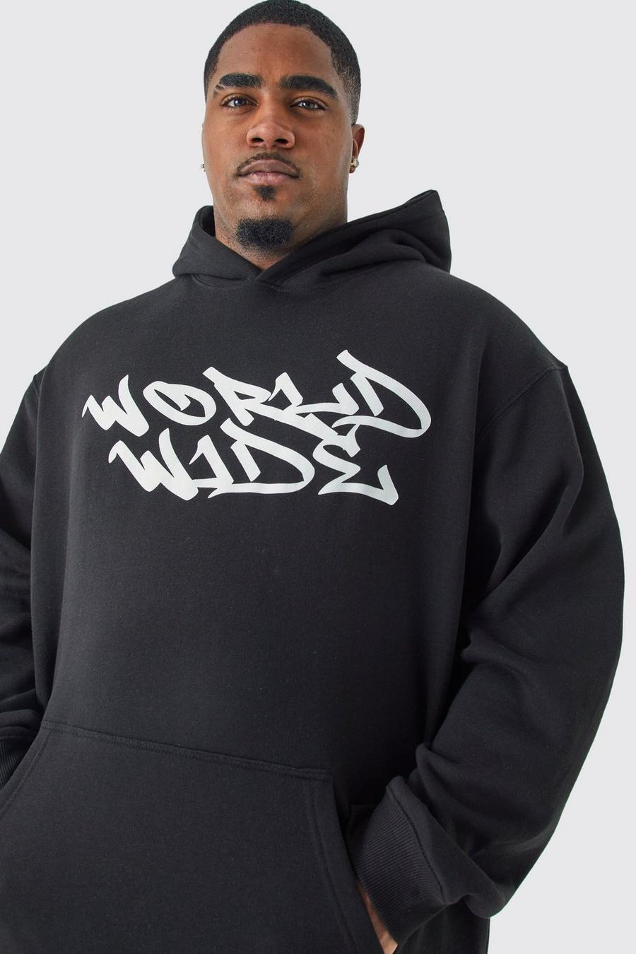 Black Plus Worldwide Oversize hoodie image number 1
