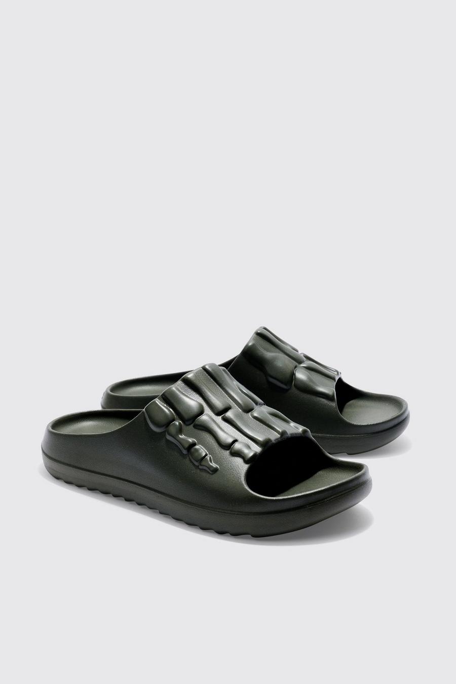 Khaki Sandals BAGHEERA Commander 86456-6 C0102 Black Dark Grey