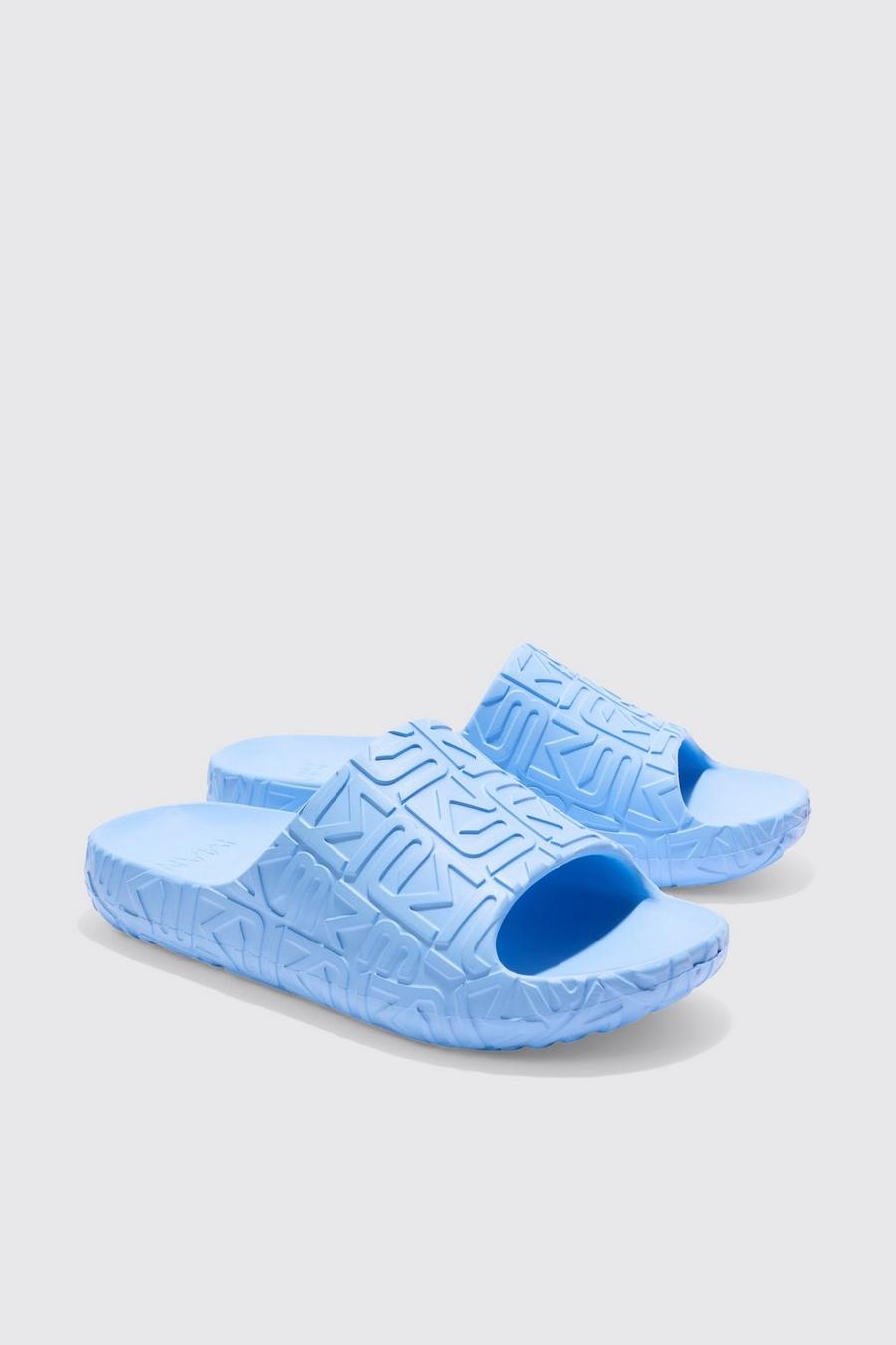Sandalias moldeadas BM infladas, Light blue