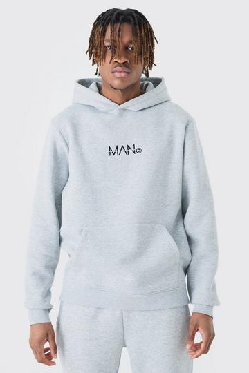 Tall Man Dash Overhead Hoodie In Grijze Mergel grey marl