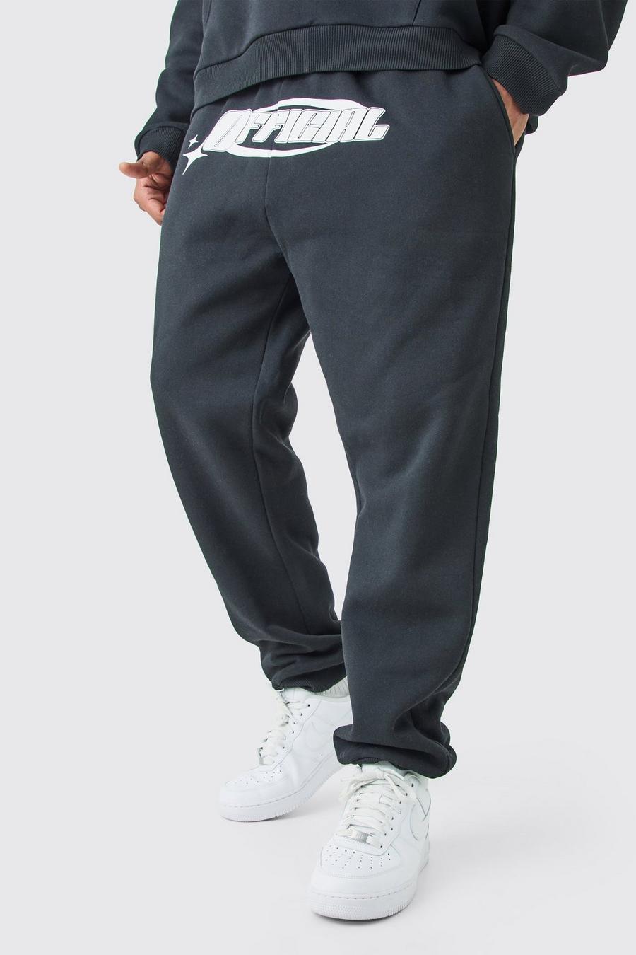Pantaloni tuta Plus Size Regular Fit Official Star, Black image number 1