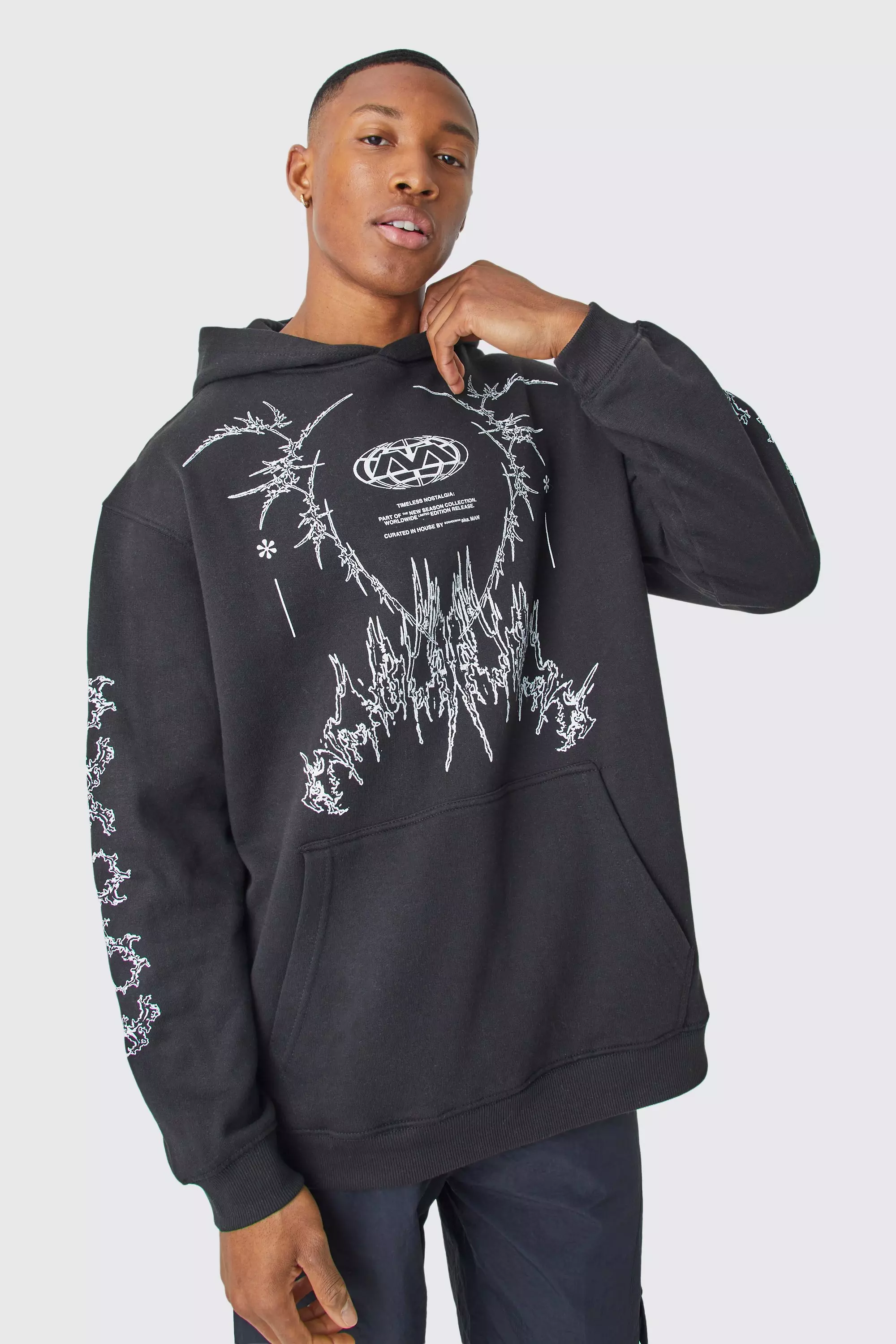 Revenge oversized hoodie hotsell