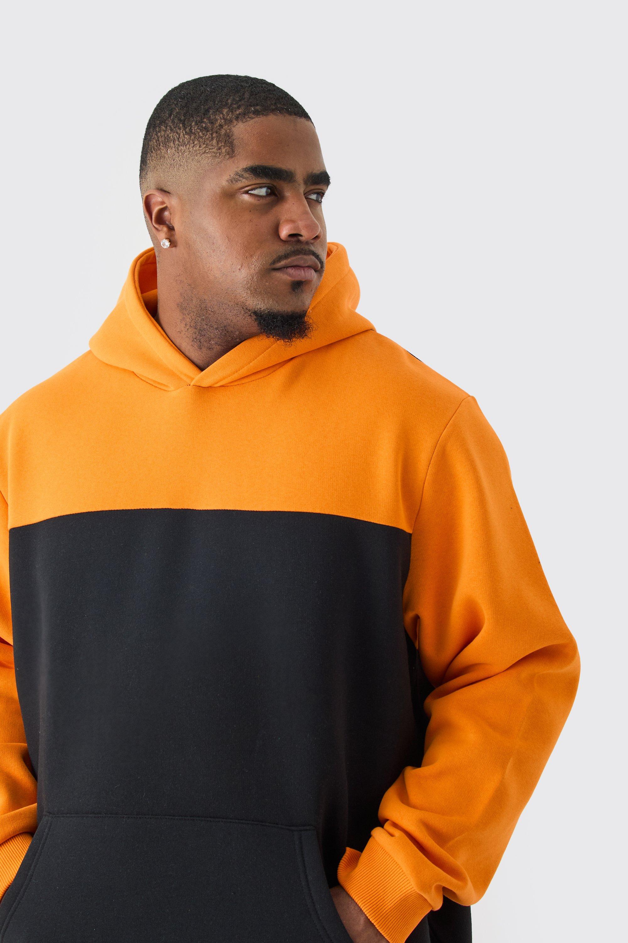 Orange hoodie boohoo new arrivals