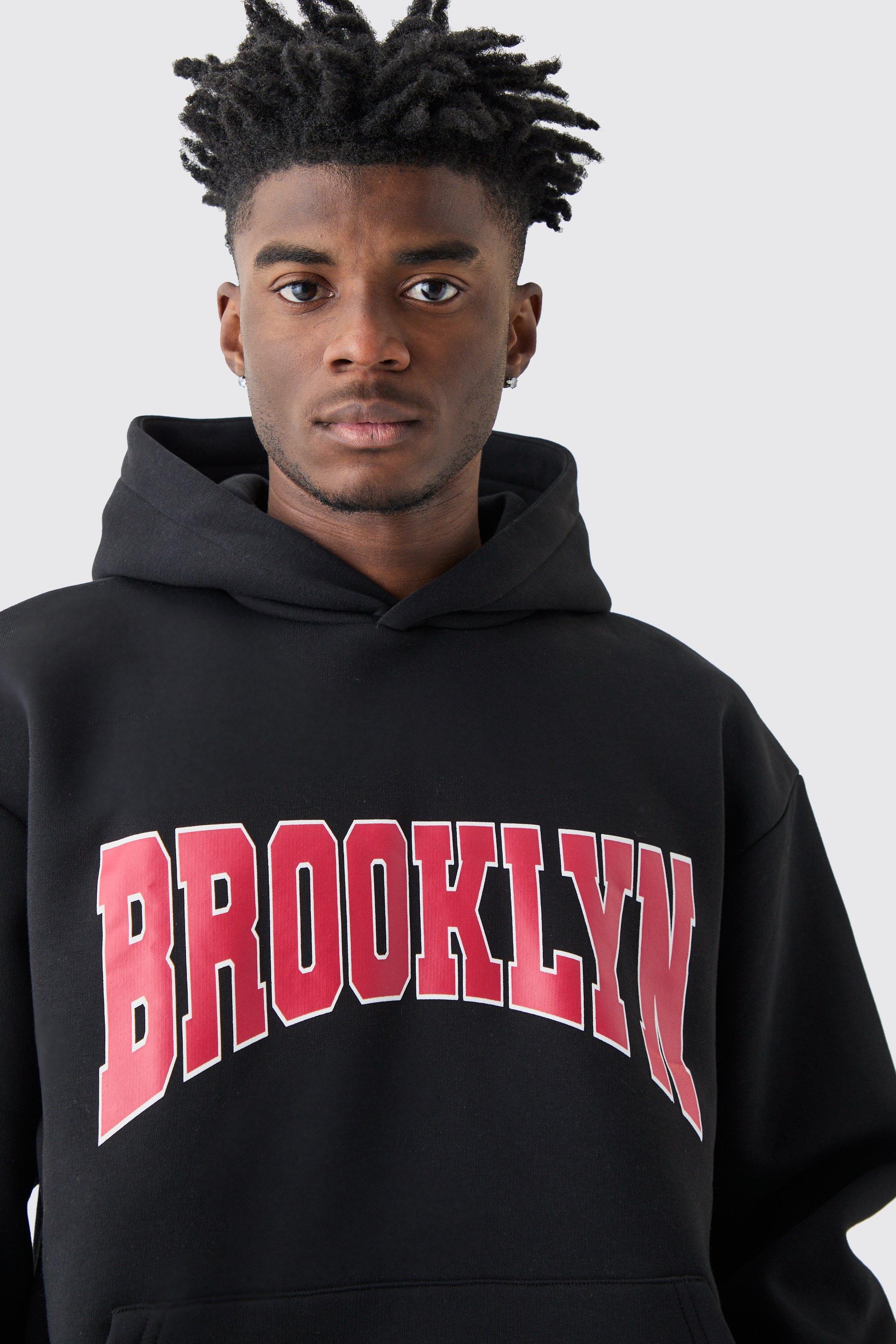 Oversized Brooklyn Varsity Hoodie