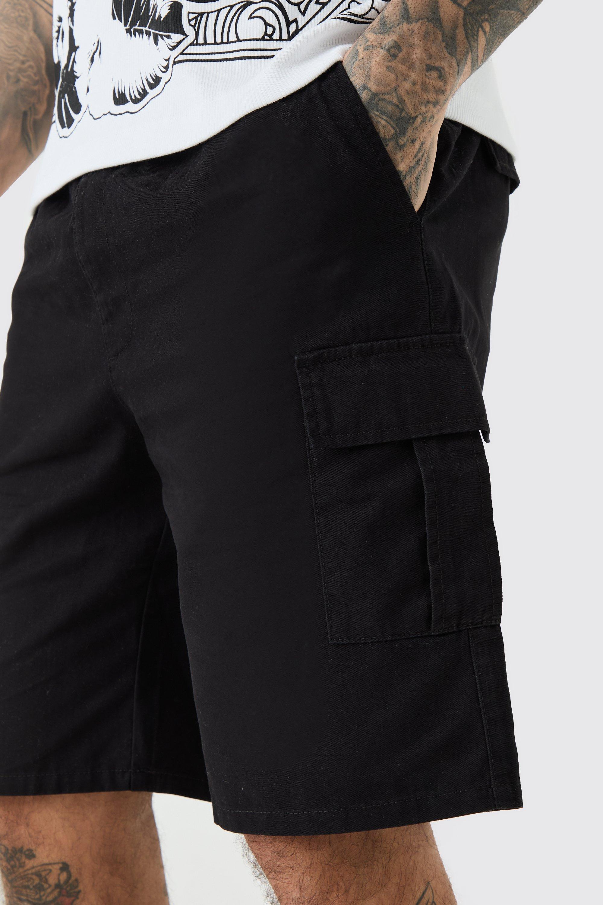 Men's relaxed fit cargo shorts store