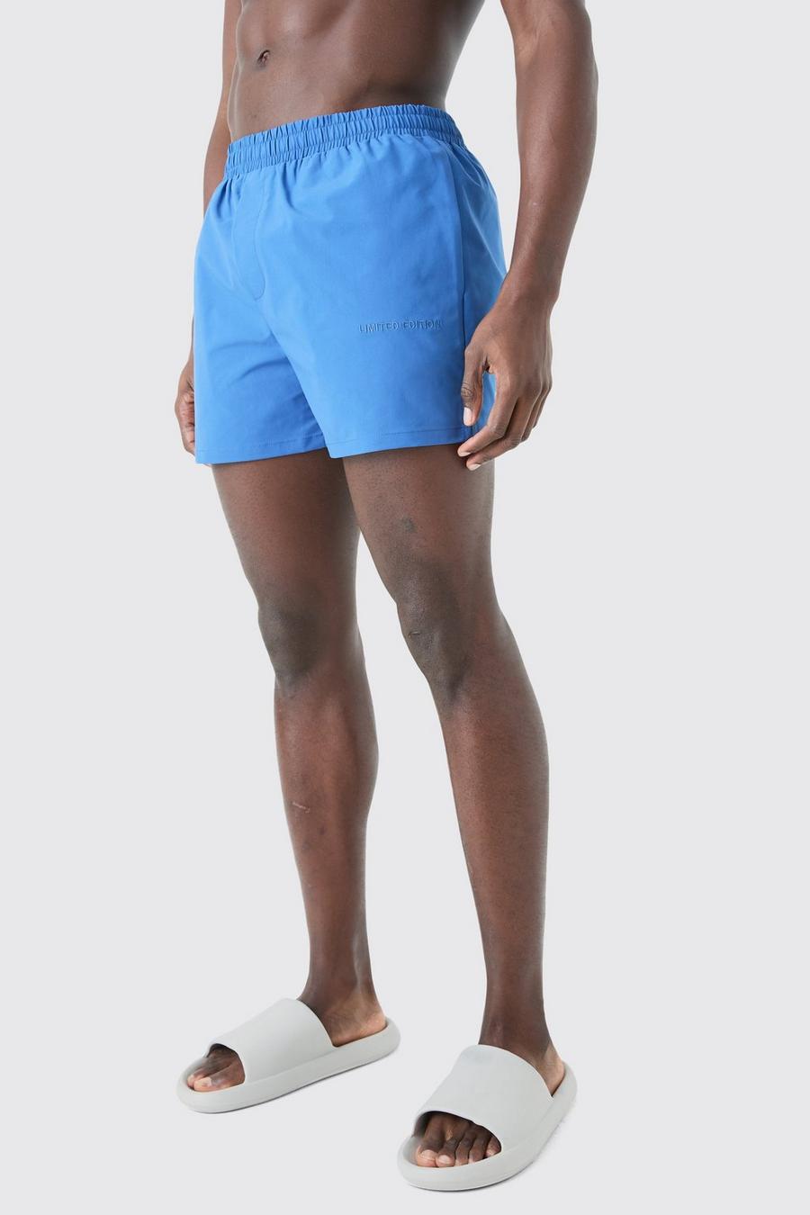 Blue Short Length Limited Edition Smart Swim Short