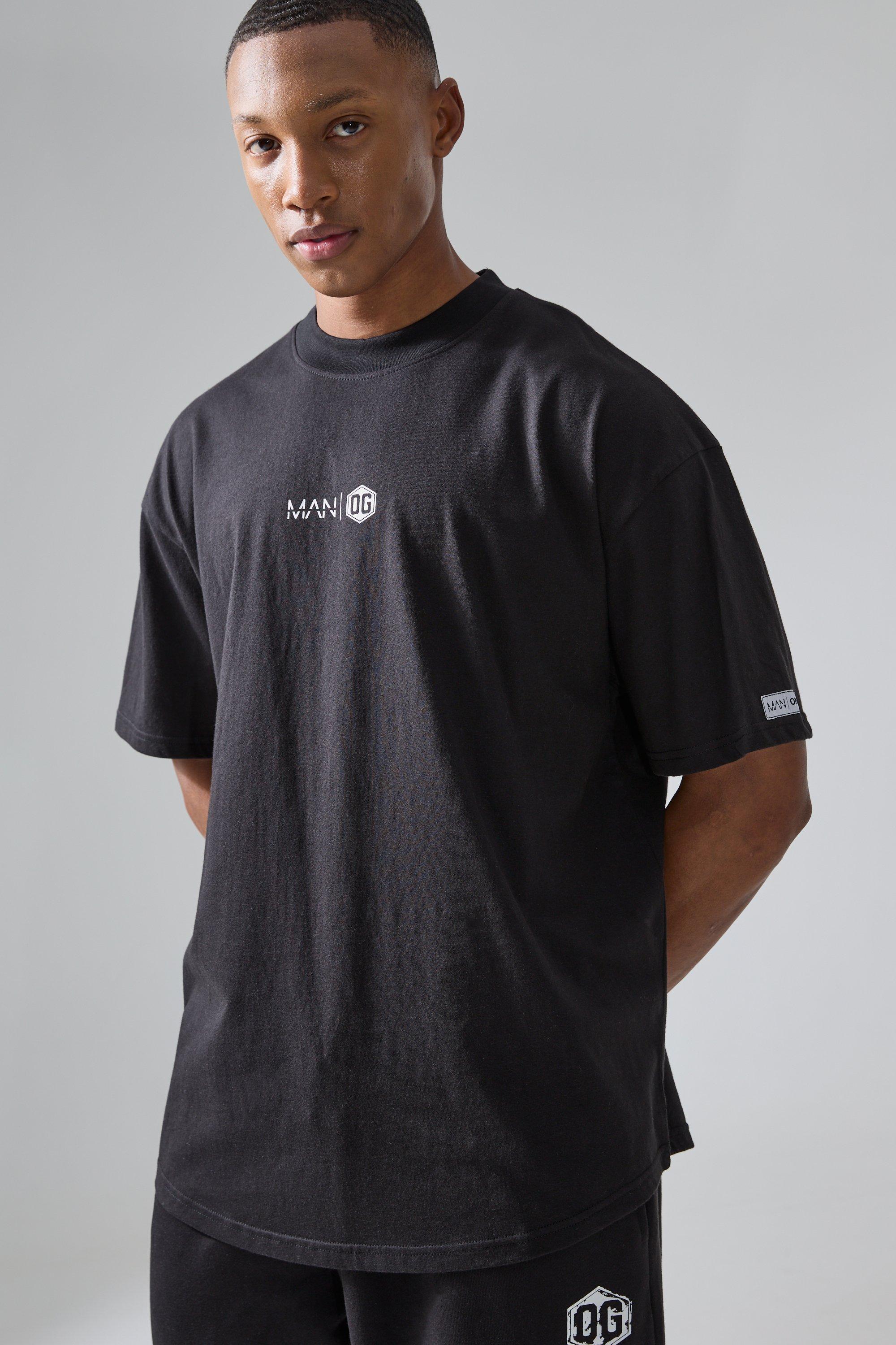 Man Active X Og Gym Oversize T Shirt mit Xxl Print