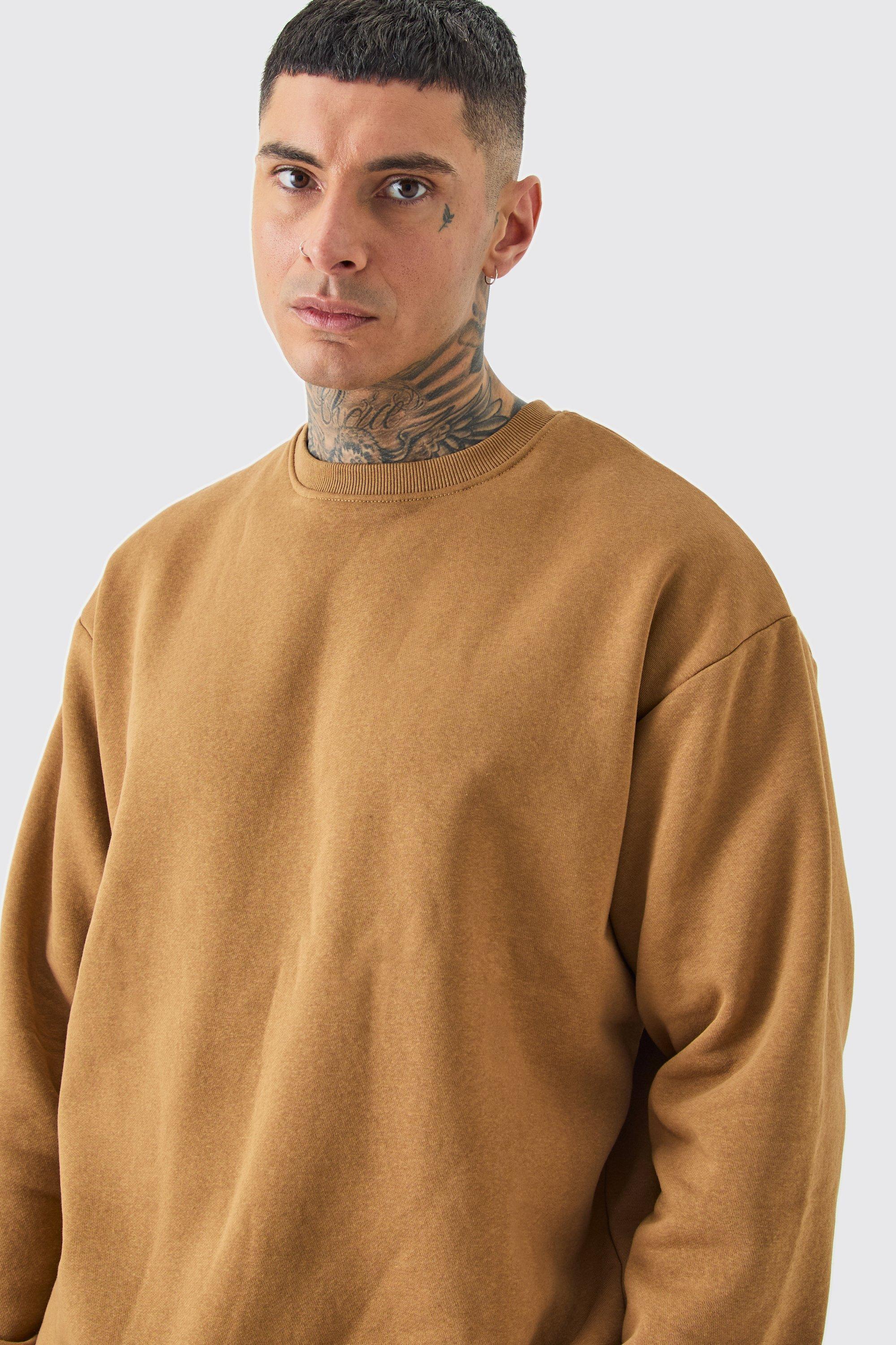 Men's tall crew hot sale neck sweatshirts