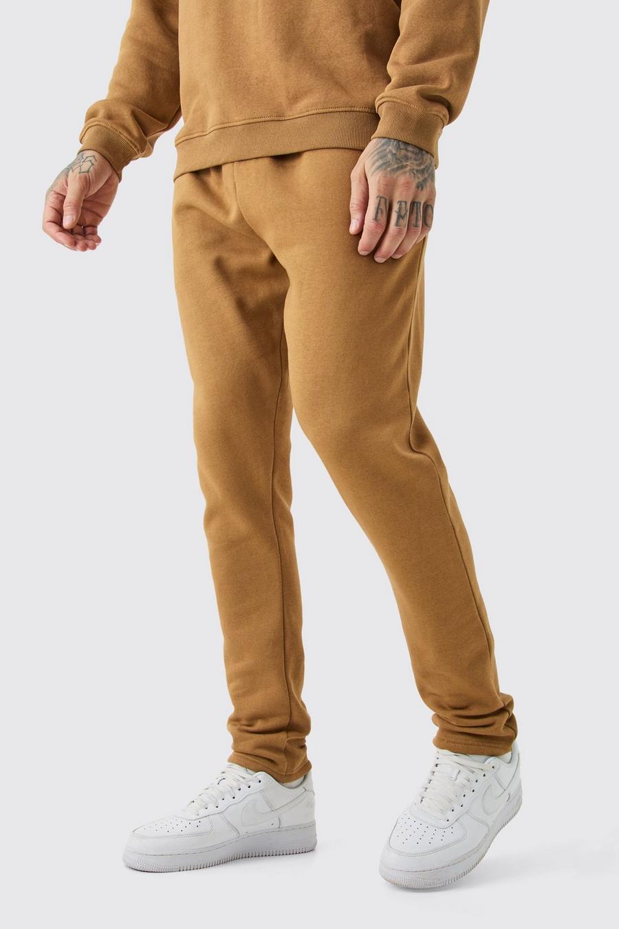 Tobacco Tall Tapered Basic Jogger