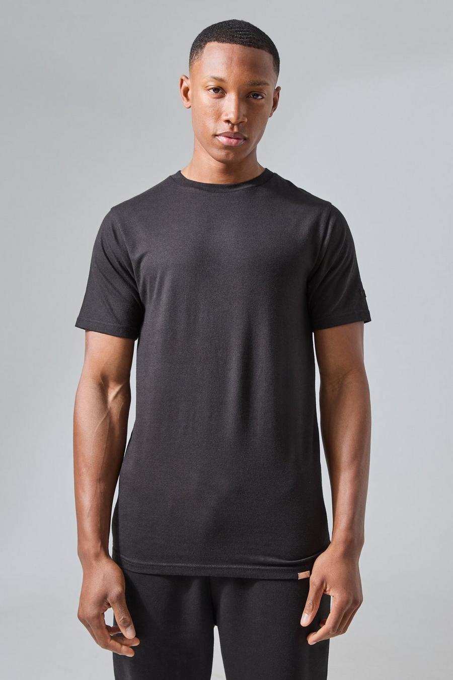 Black Man Active Rest Day Slim Fit T-shirt  image number 1