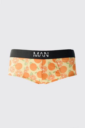 Orange Print Briefs orange