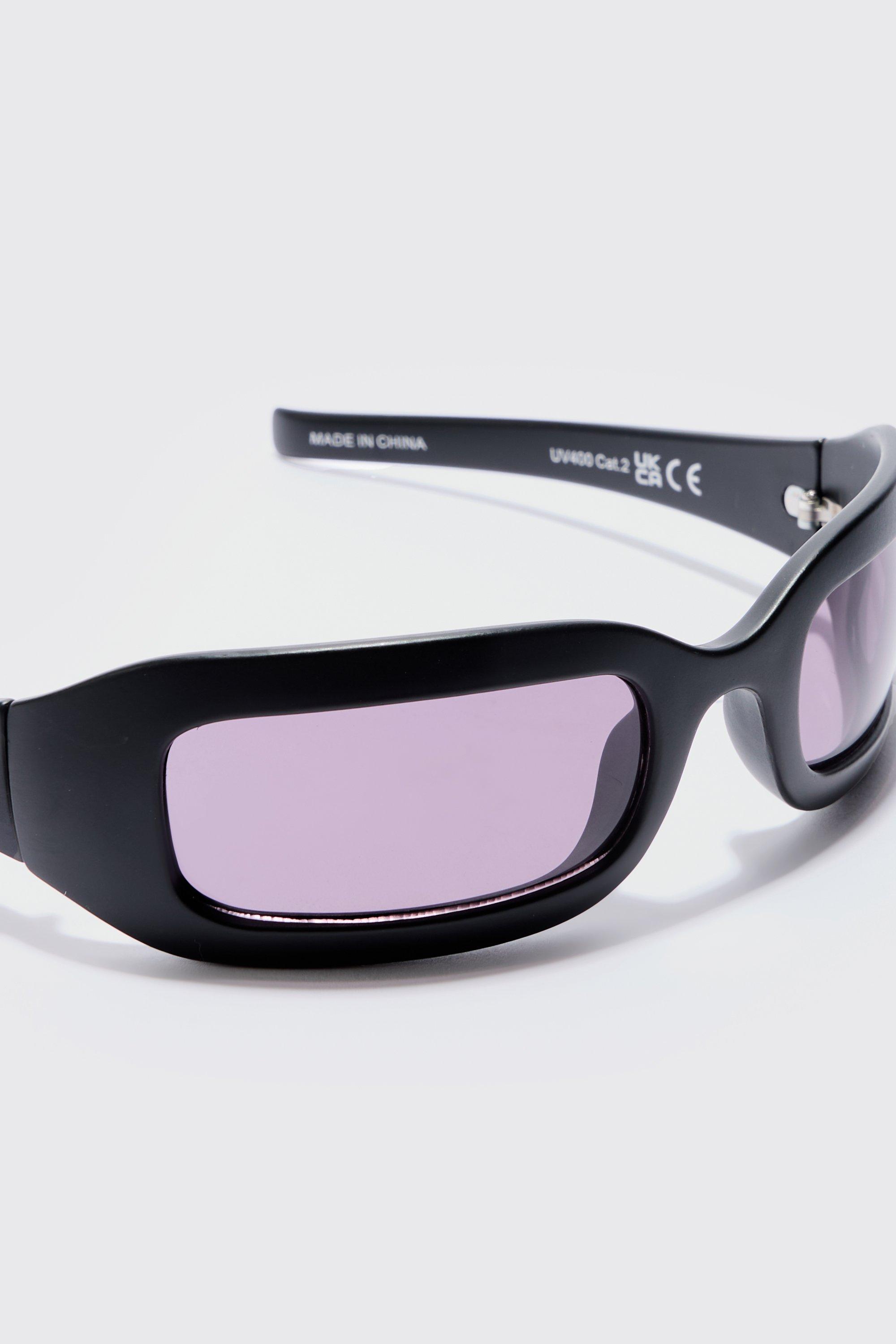 Wrap around rectangle sunglasses sales
