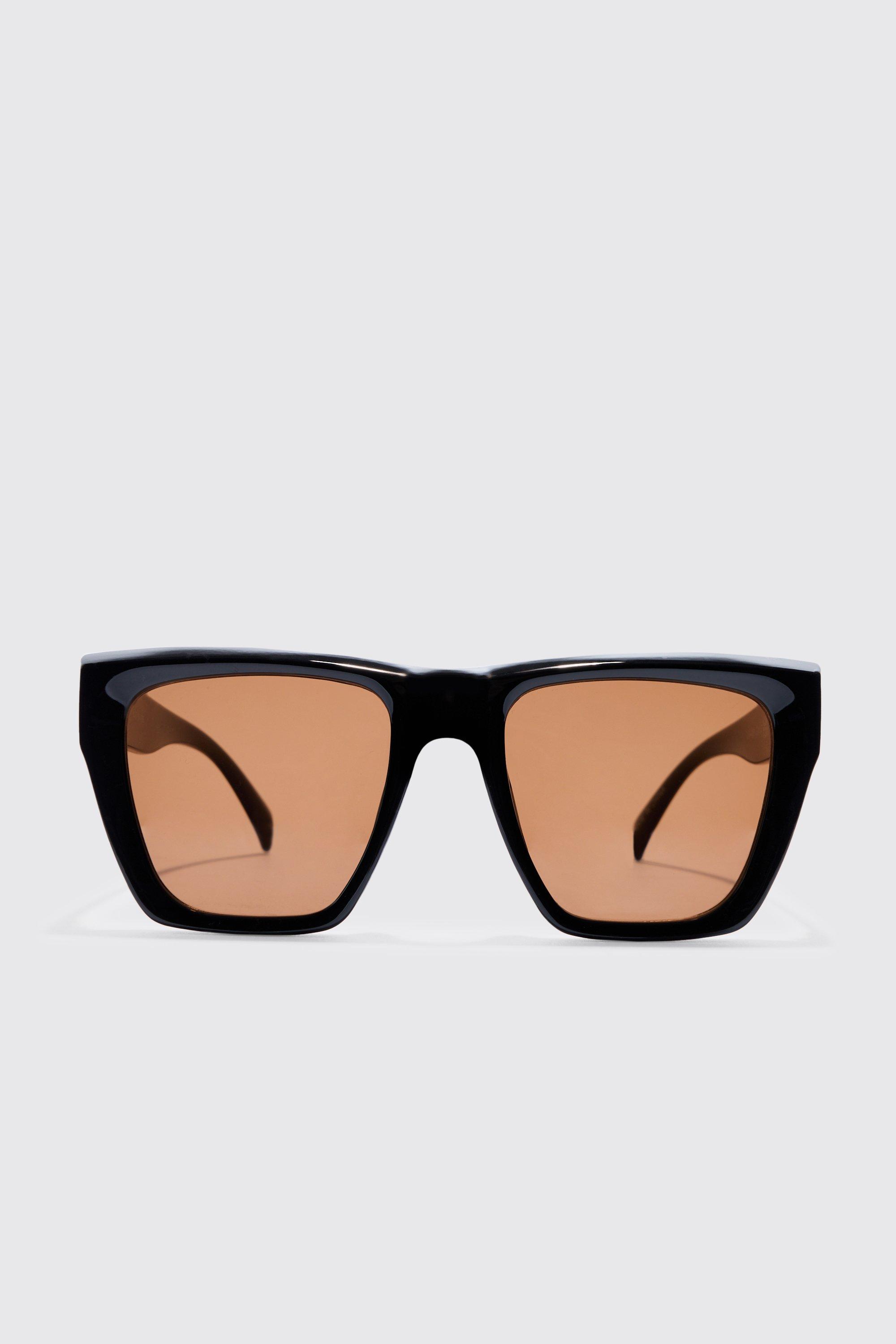 Black sunglasses with brown lenses clearance