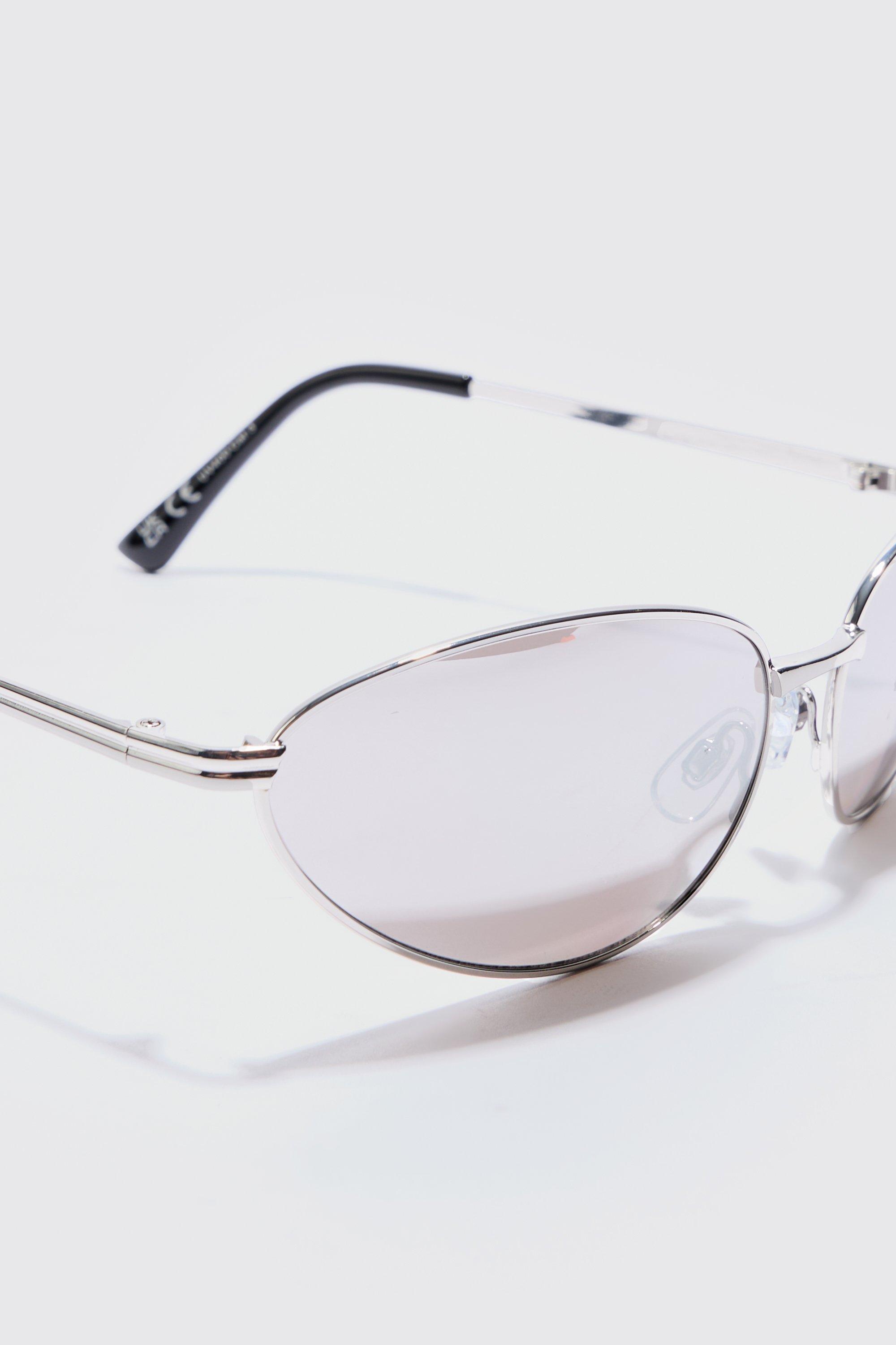 Gafas plateadas sales