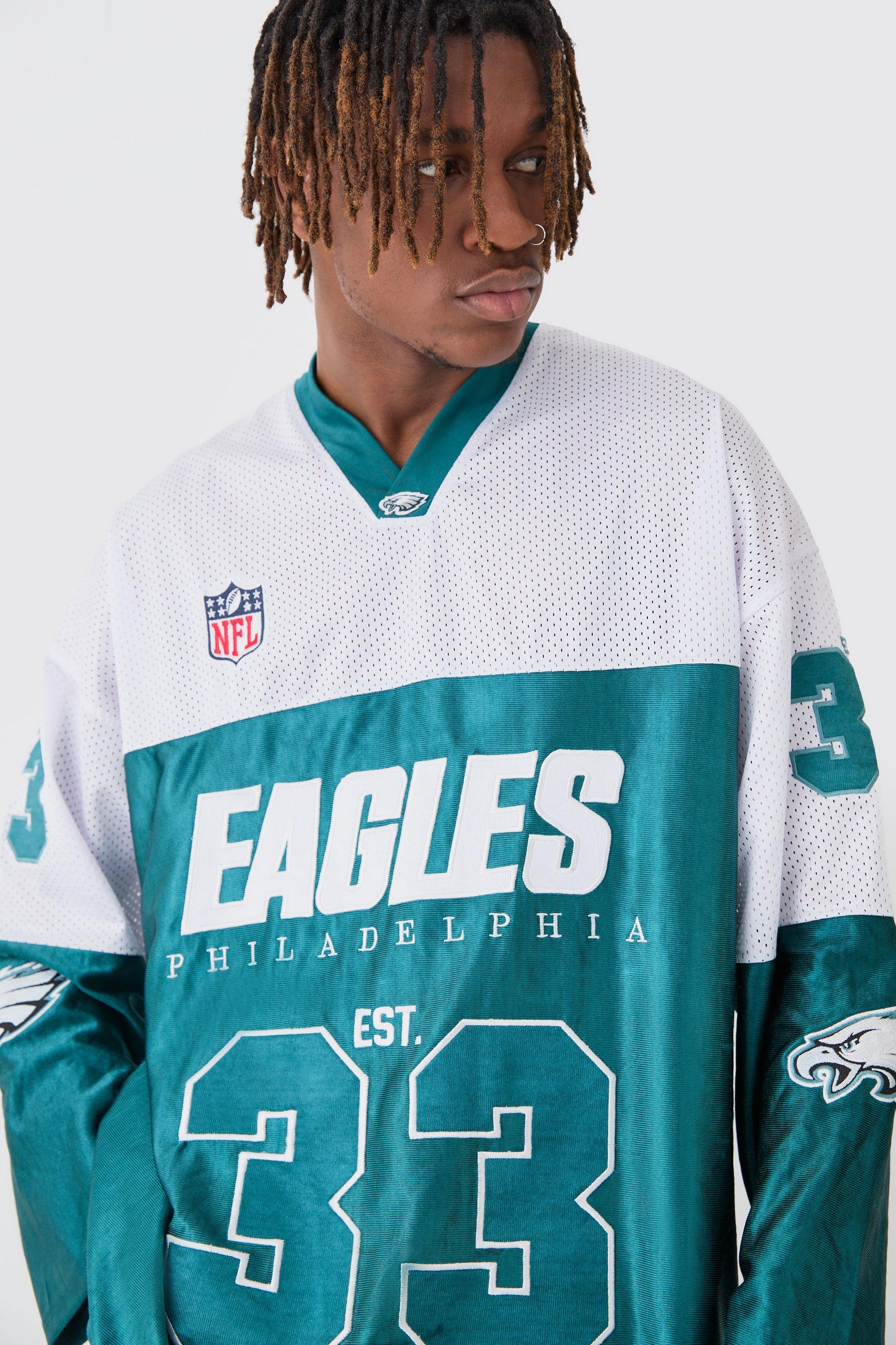 Long sleeve eagles clearance jersey