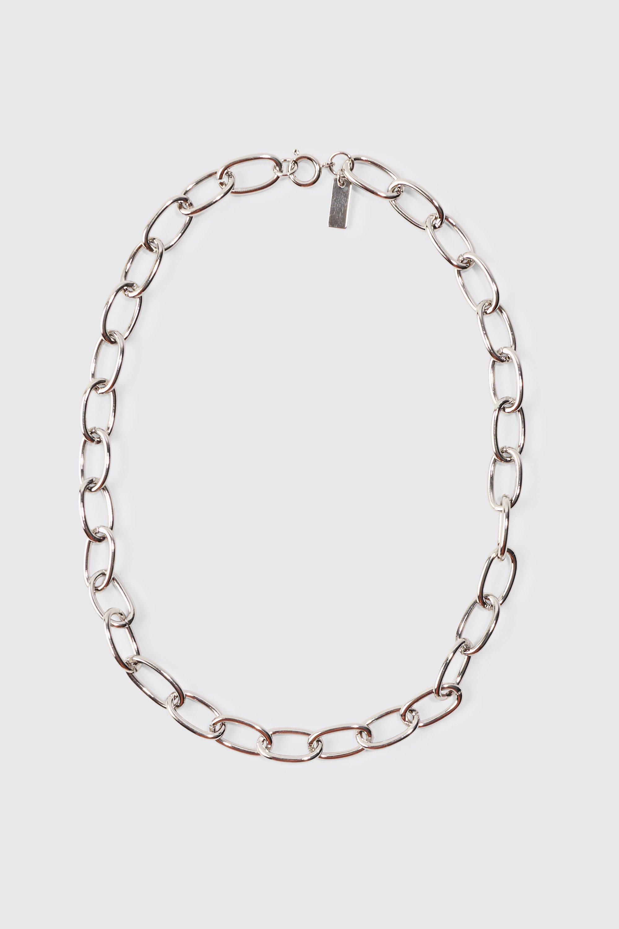 Short chunky clearance chain necklace