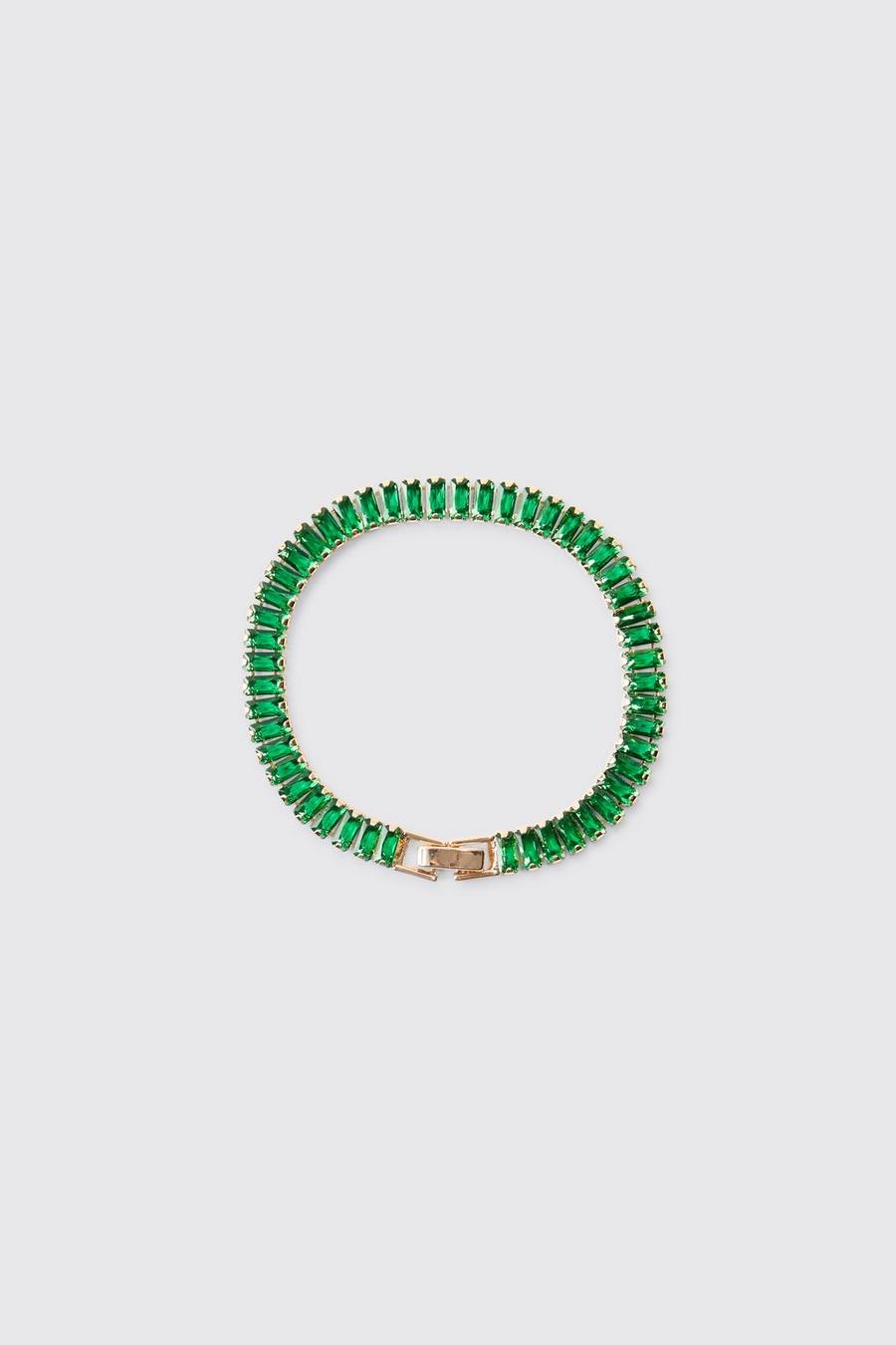 Bracelet strassé vert, Green