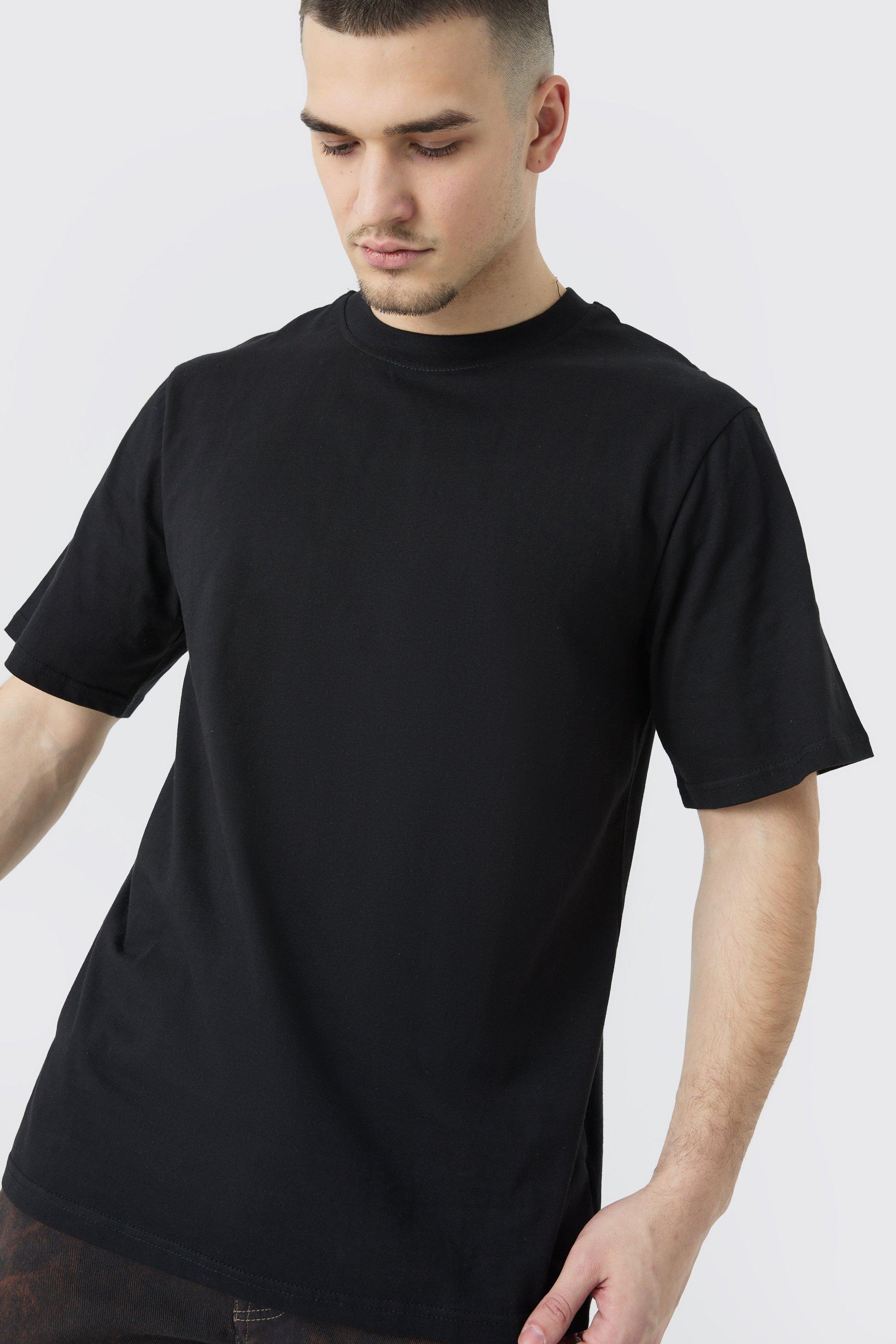 T shirt col discount rond large homme