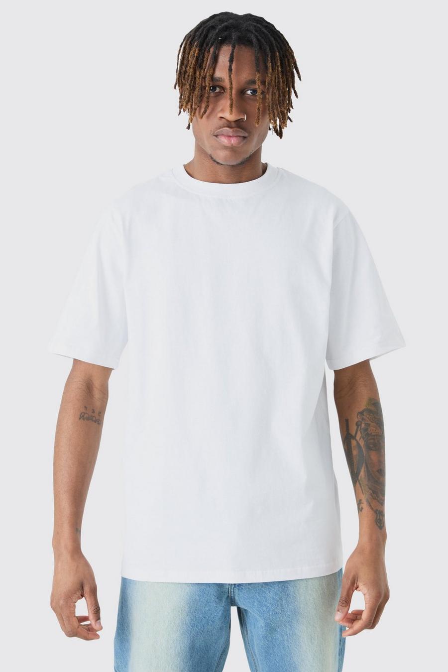 White Tall Basic T-Shirts (2 Stuks)