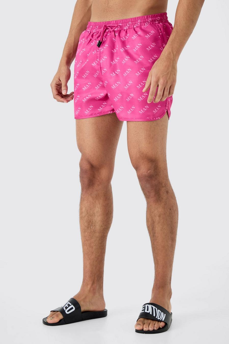 Pantaloncini da bagno Runner Man, Pink image number 1