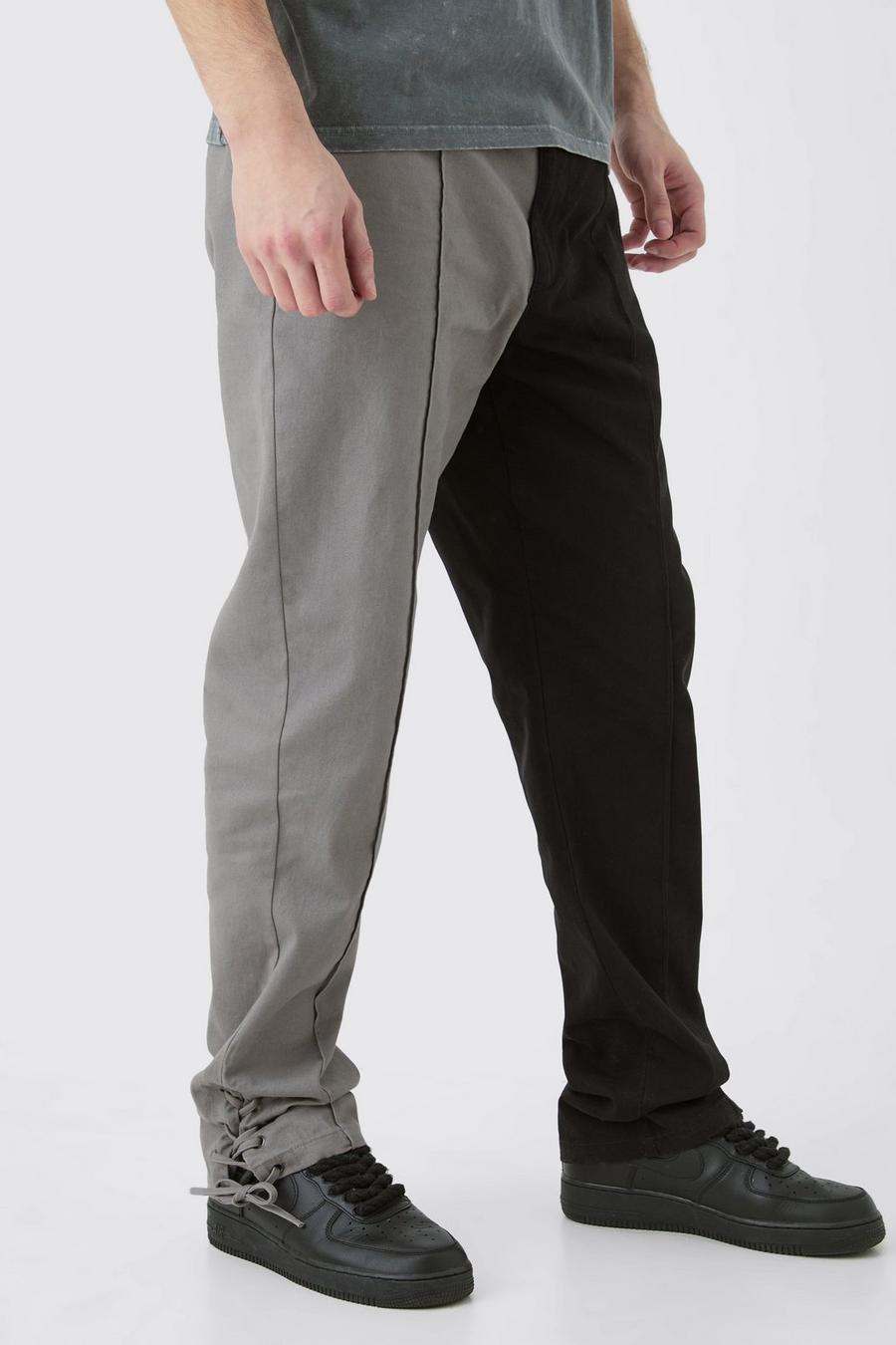 Pantalón Tall desteñido con pernera recta y cintura fija, Multi