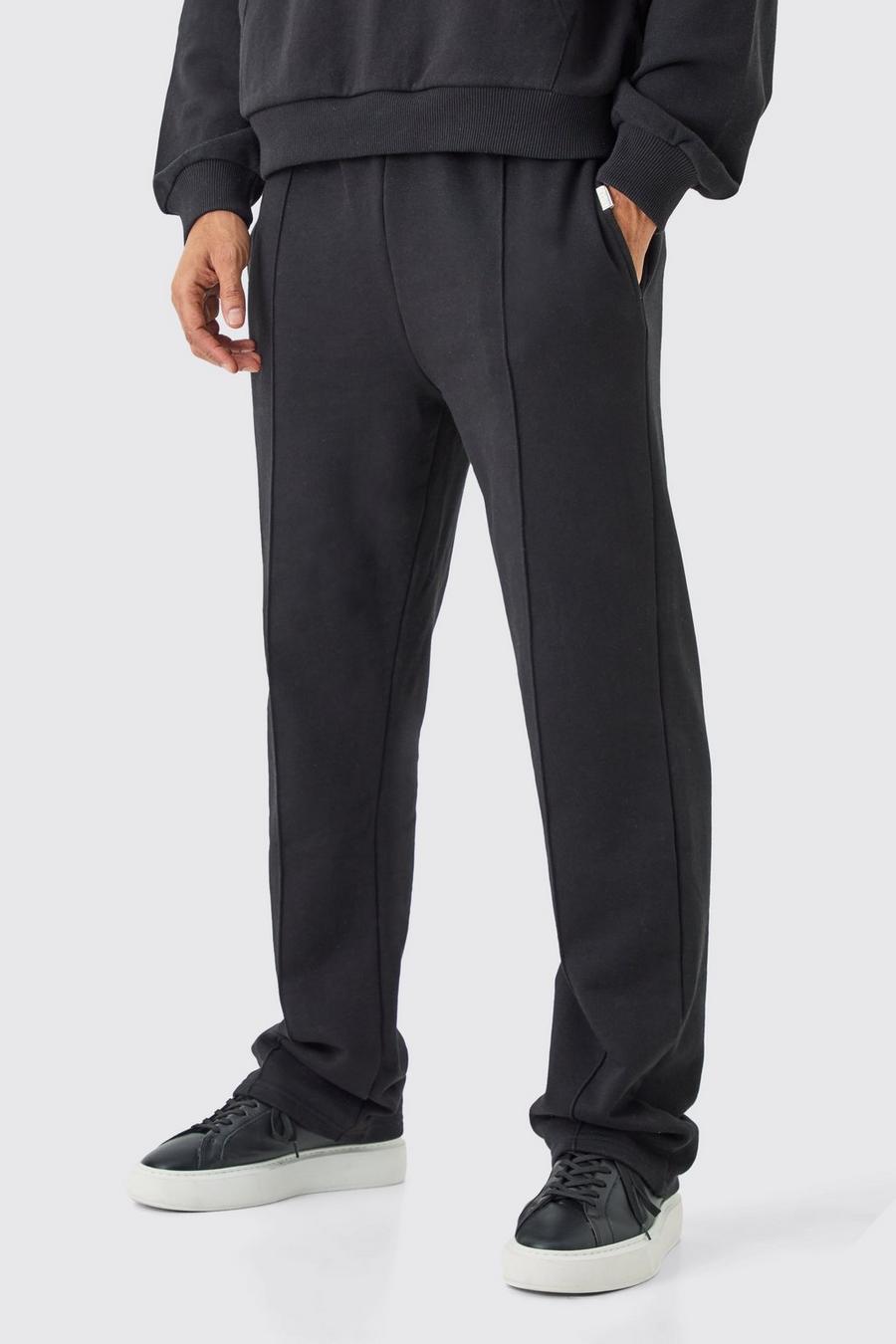 Black Relaxed Heavyweight Jogger