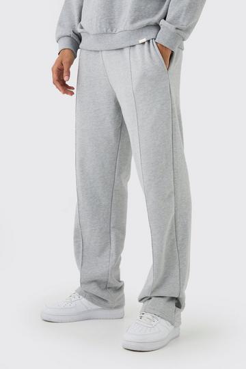 Dikke Baggy Joggingbroek light grey