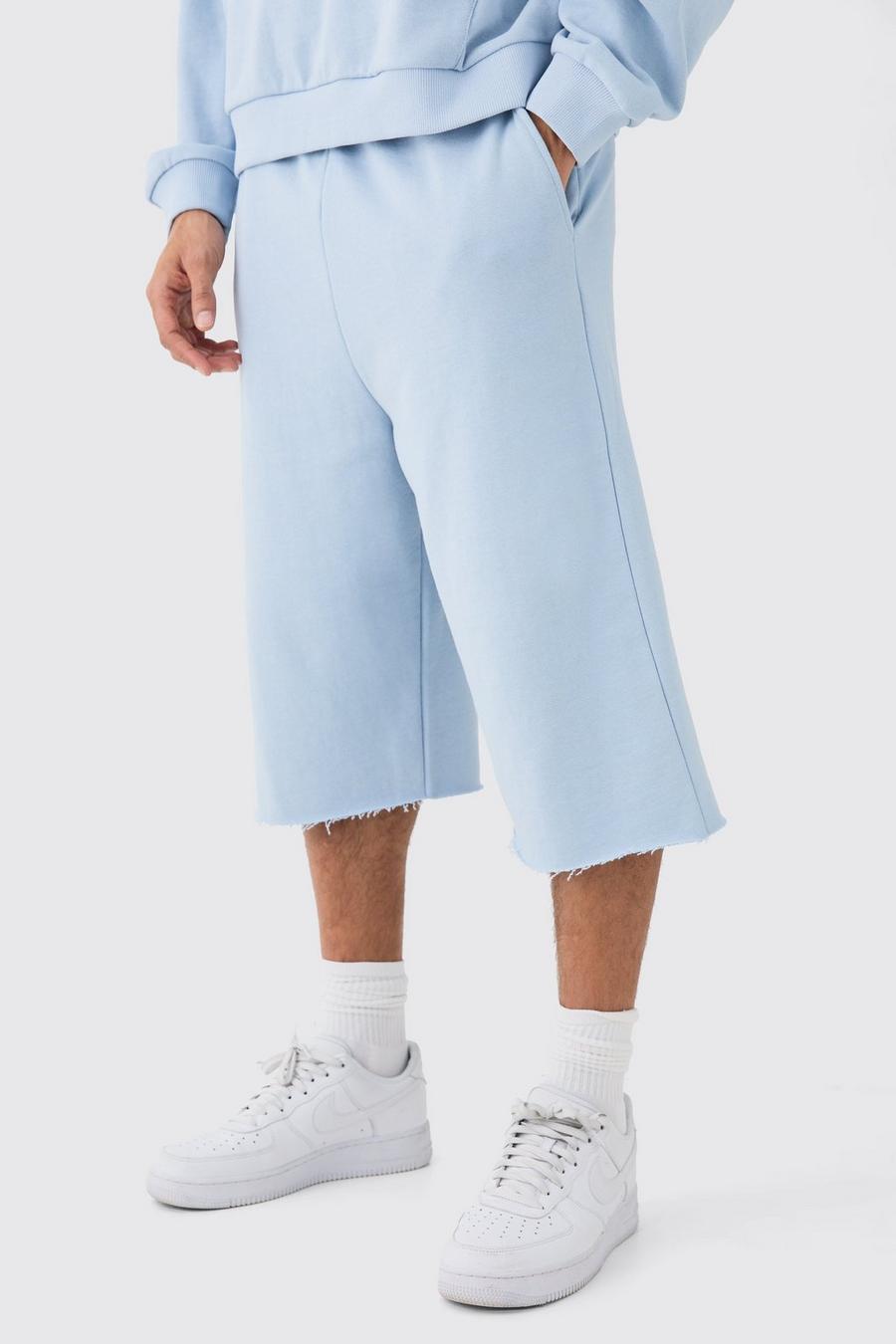 Pantalón deportivo oversize grueso, Sky blue image number 1