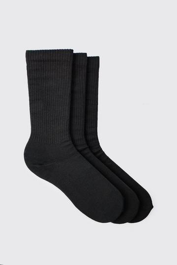 3 Pack Plain Sport Socks
