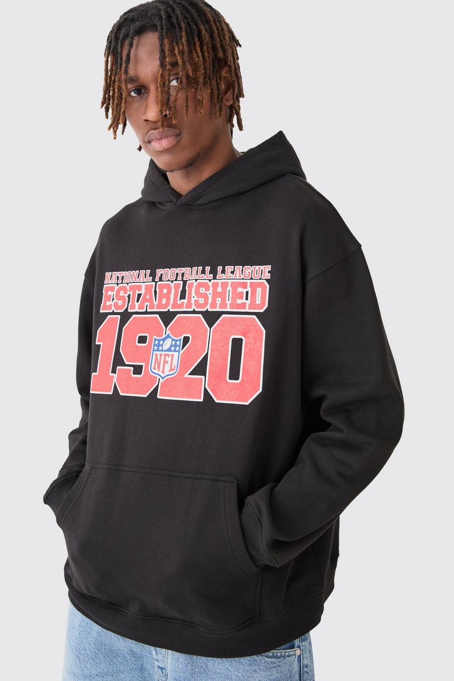 Black NFL All Stars Oversize hoodie image number 1