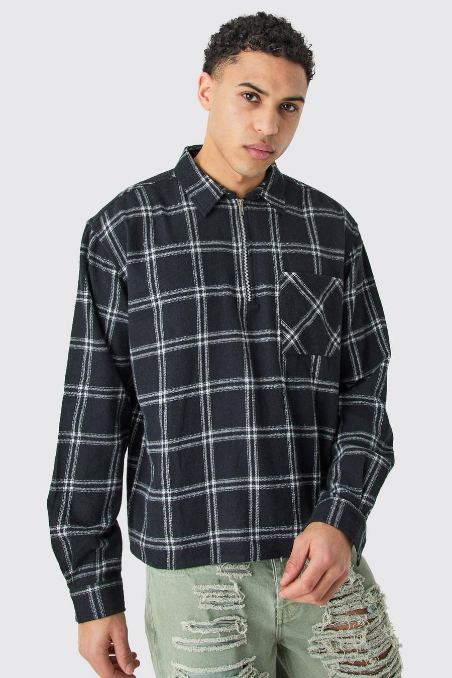 Black baserange shaw belted oversized sweatshirt item
