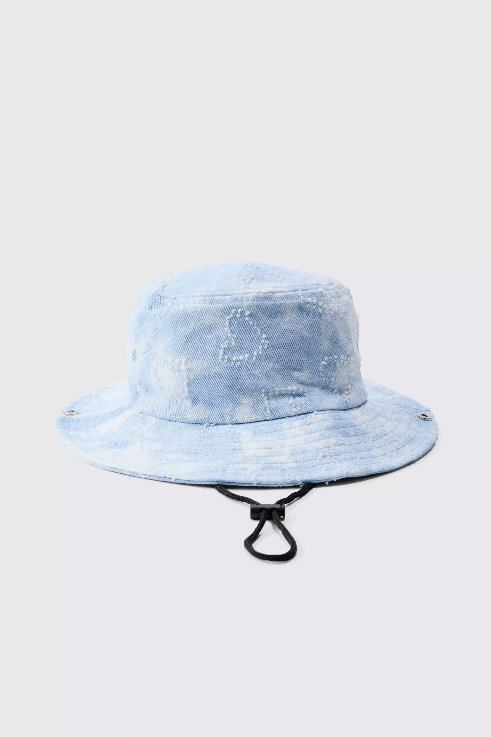 Printed Tie Dye Boonie Hat In Blue alternative image