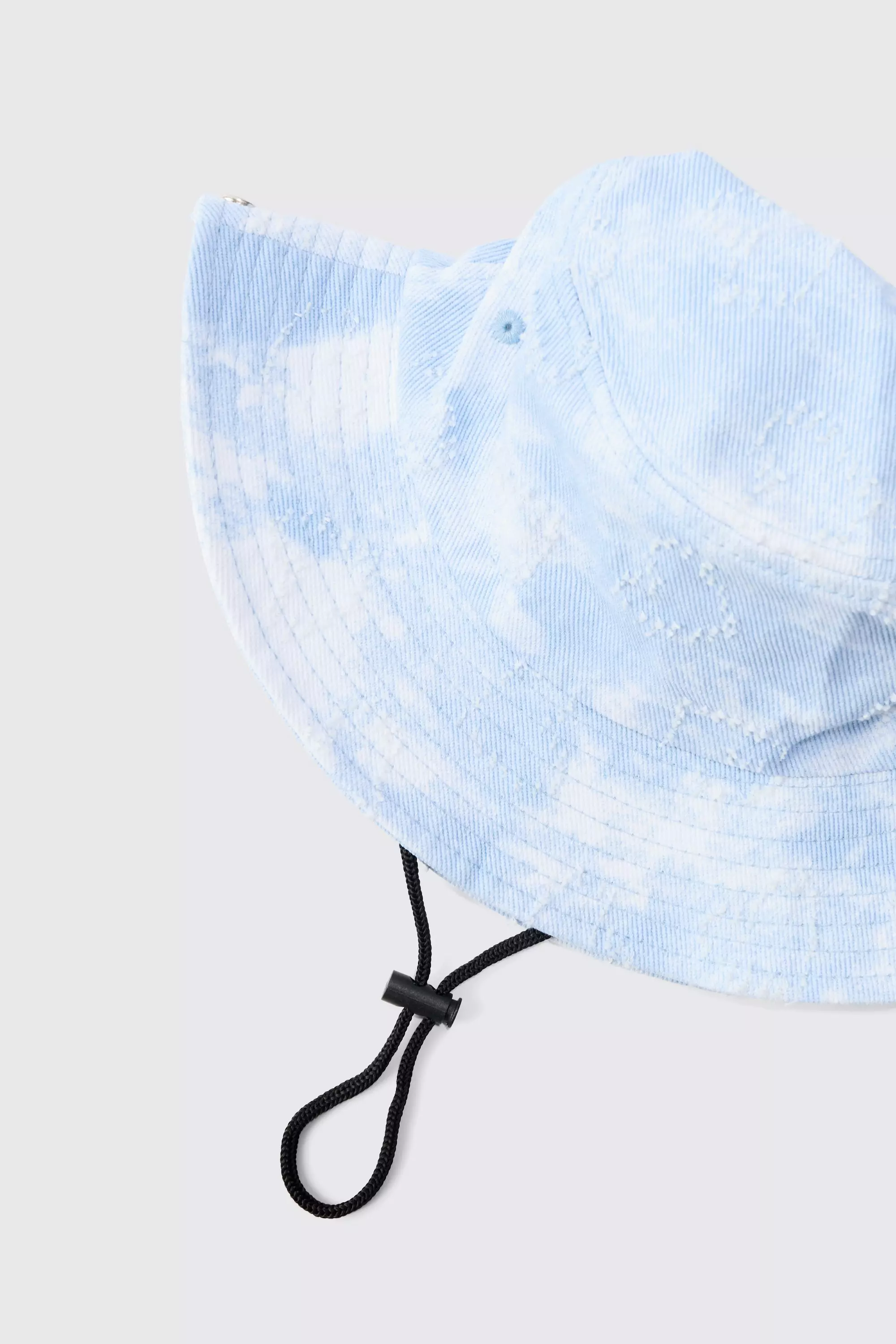 Printed Tie Dye Boonie Hat In Blue alternative image