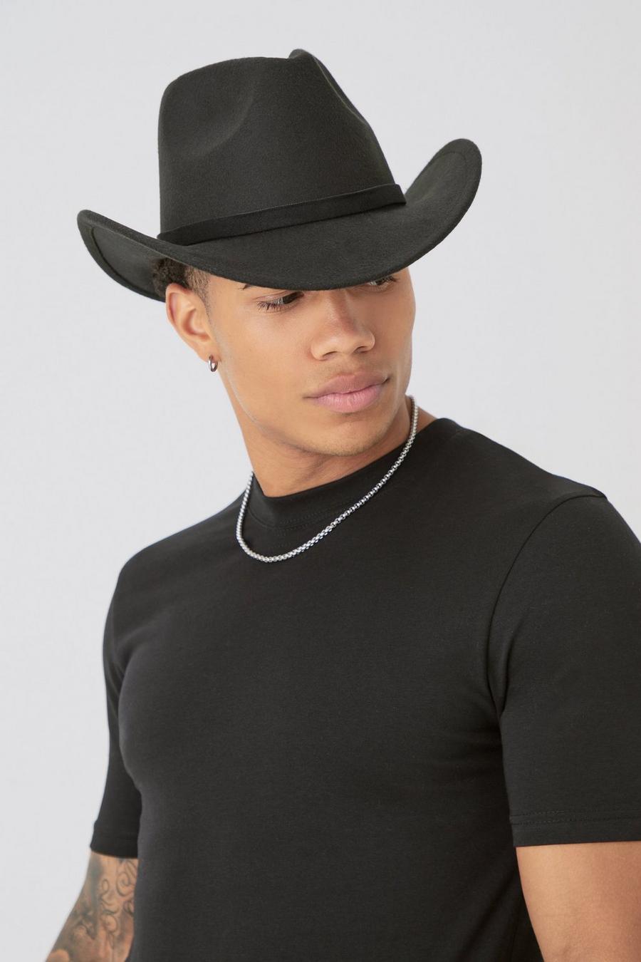 Melton Western Hat In Black